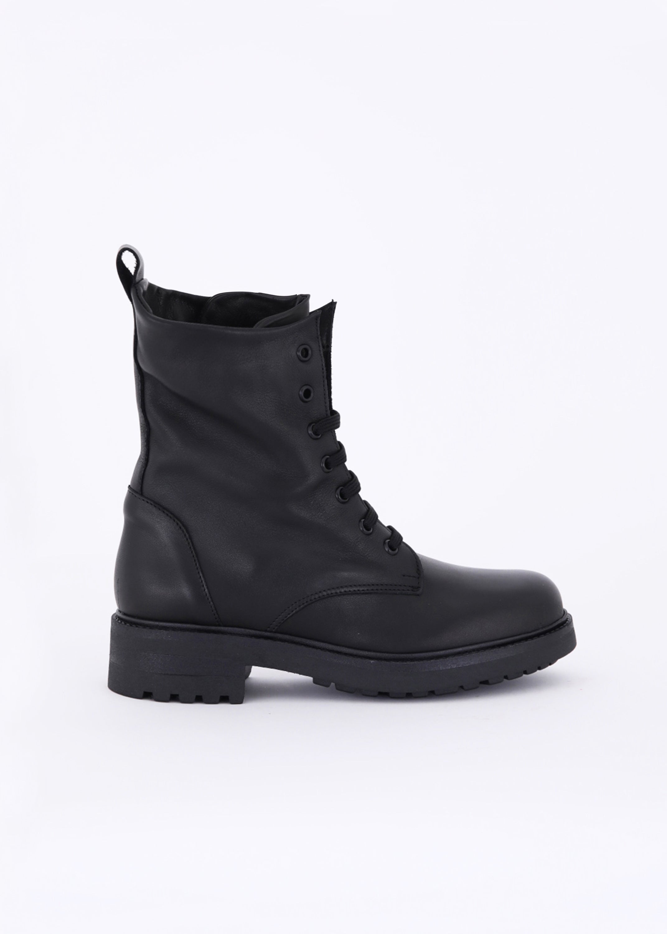 Anfibio lace-up in pelle vintage - FW23