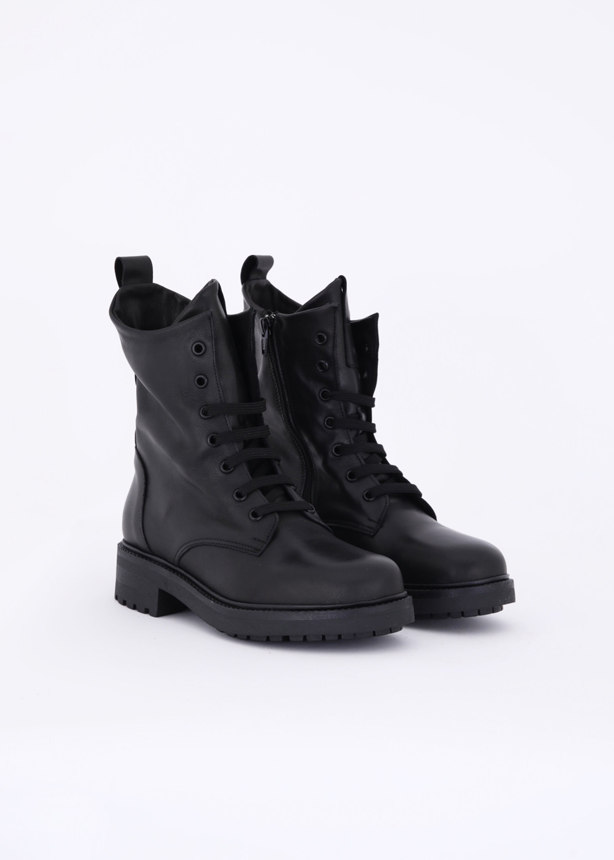 Anfibio lace-up in pelle vintage - FW23