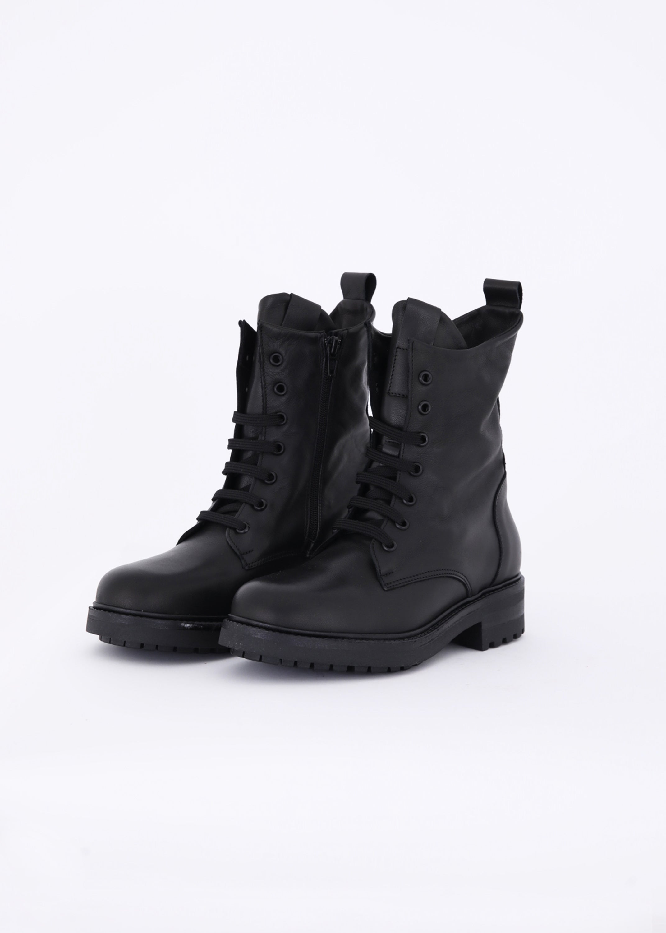 Anfibio lace-up in pelle vintage - FW23