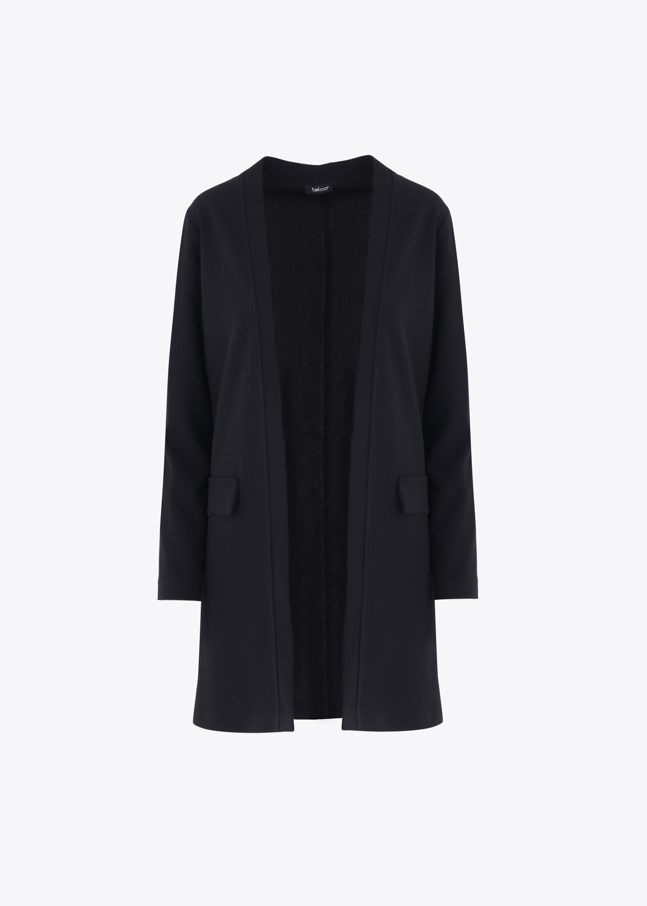 Giacca lunga in scuba crepe - FW23
