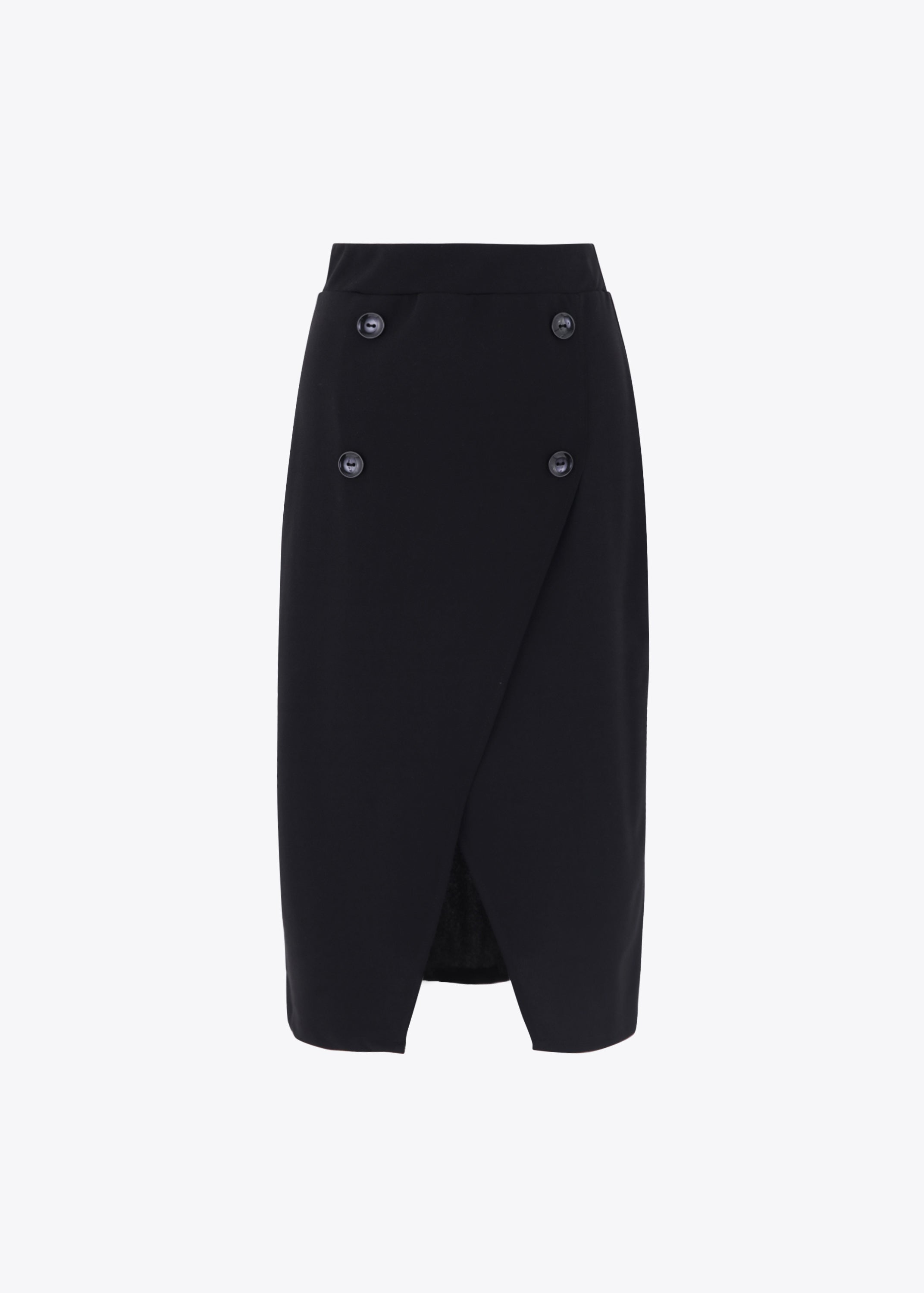 Longuette in scuba crepe con bottoni - FW23