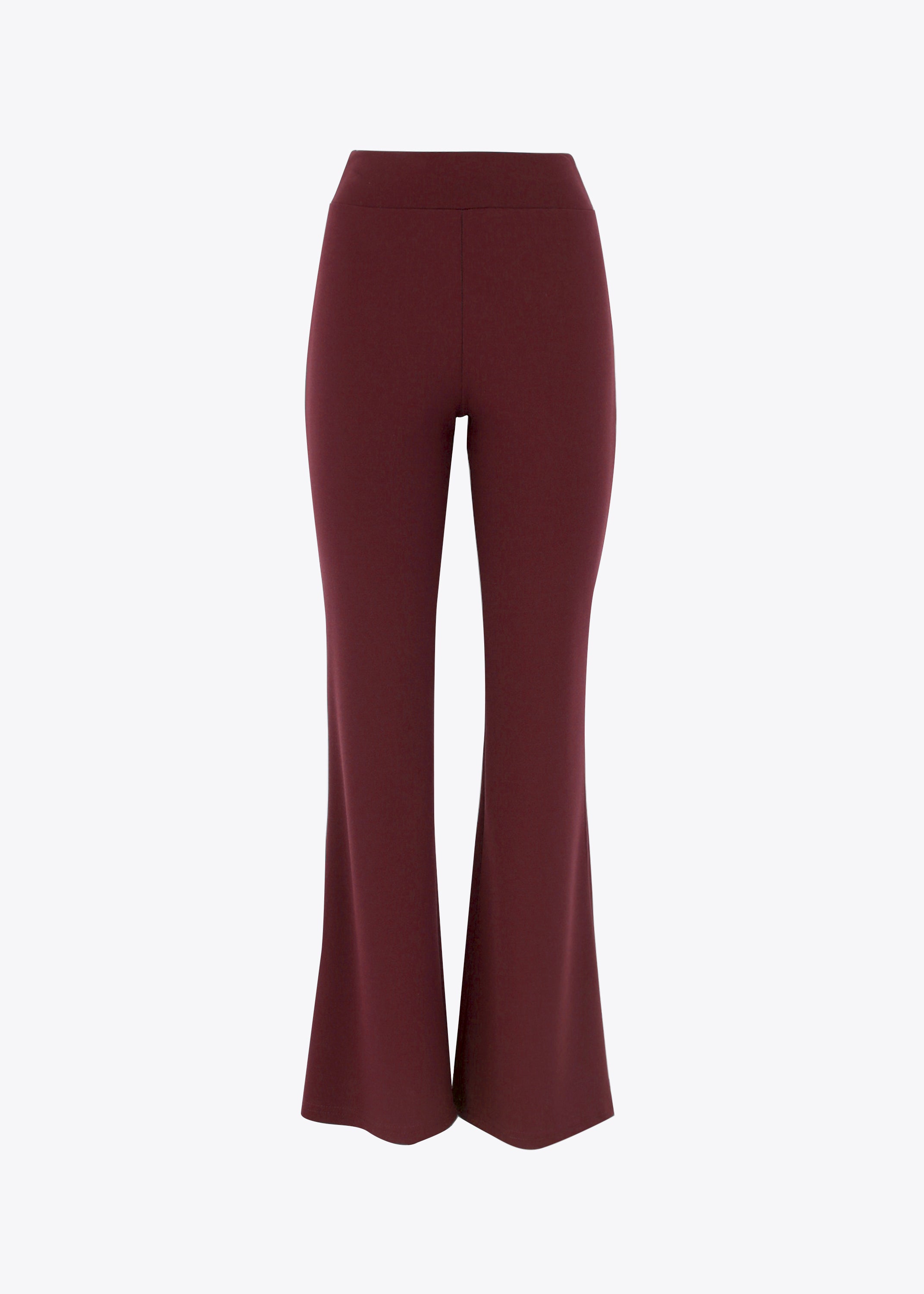 Pantalone a zampa in scuba crepe - FW23