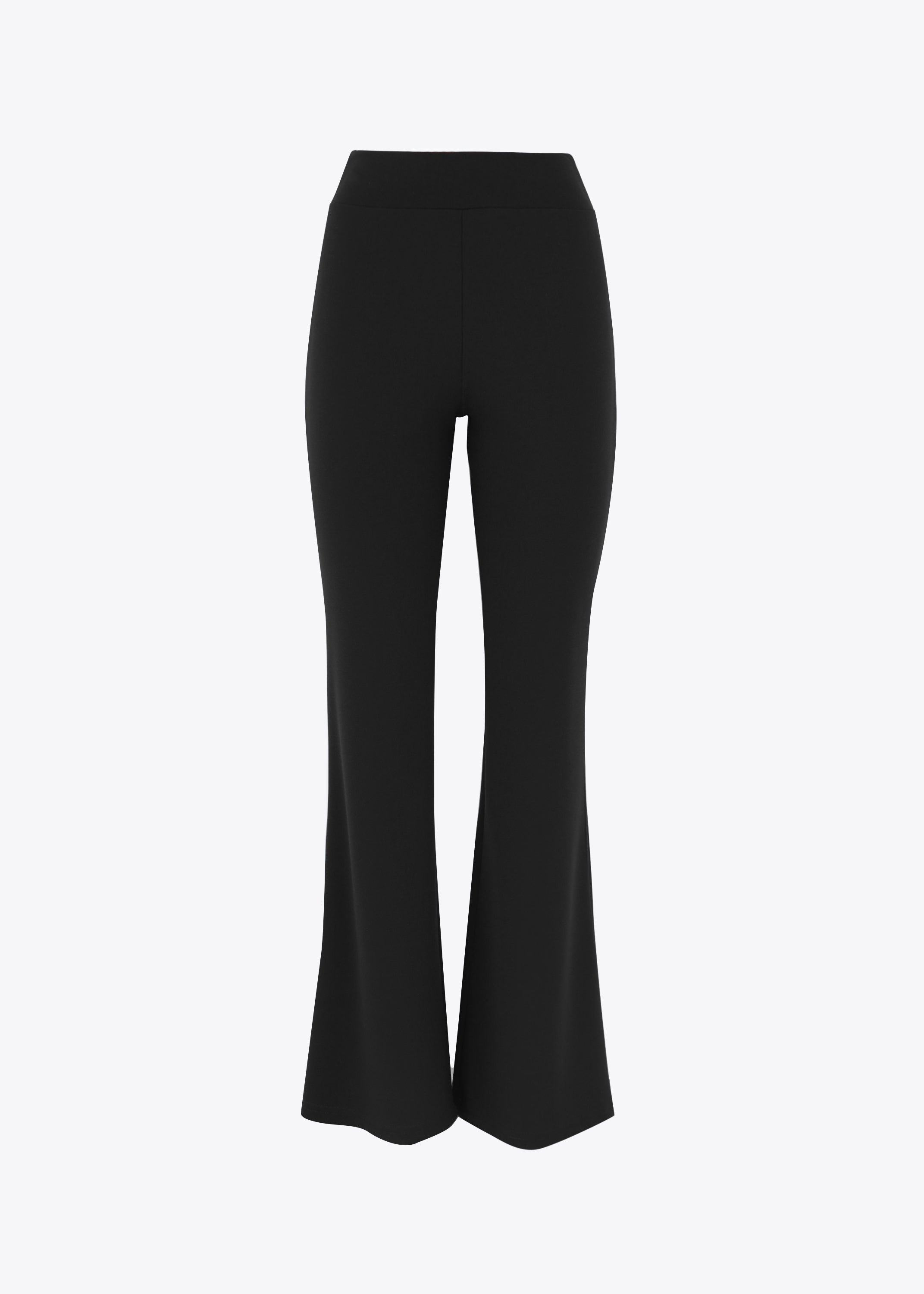 Pantalone a zampa in scuba crepe - FW23