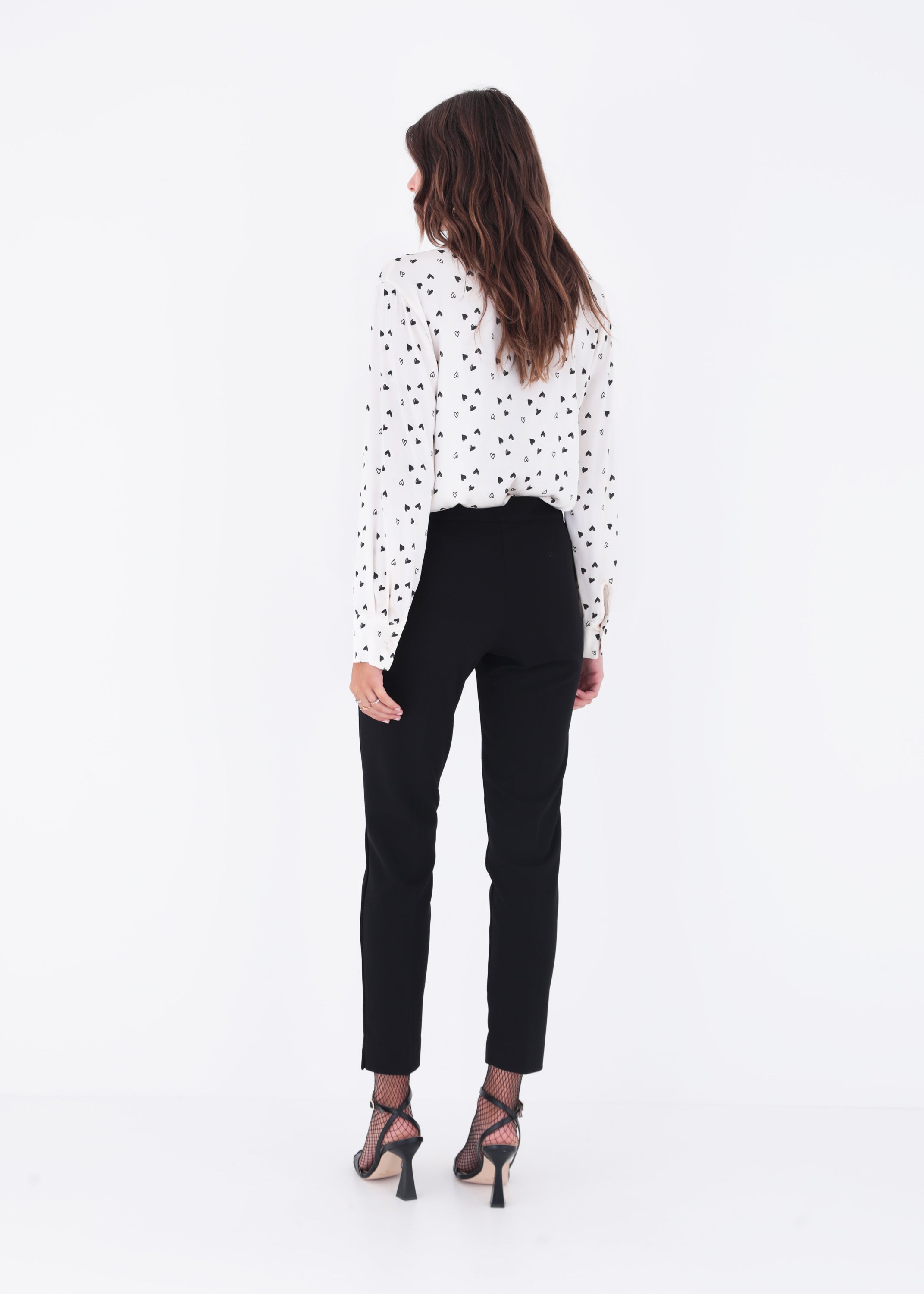 Pantalone dritto in scuba crepe - FW23