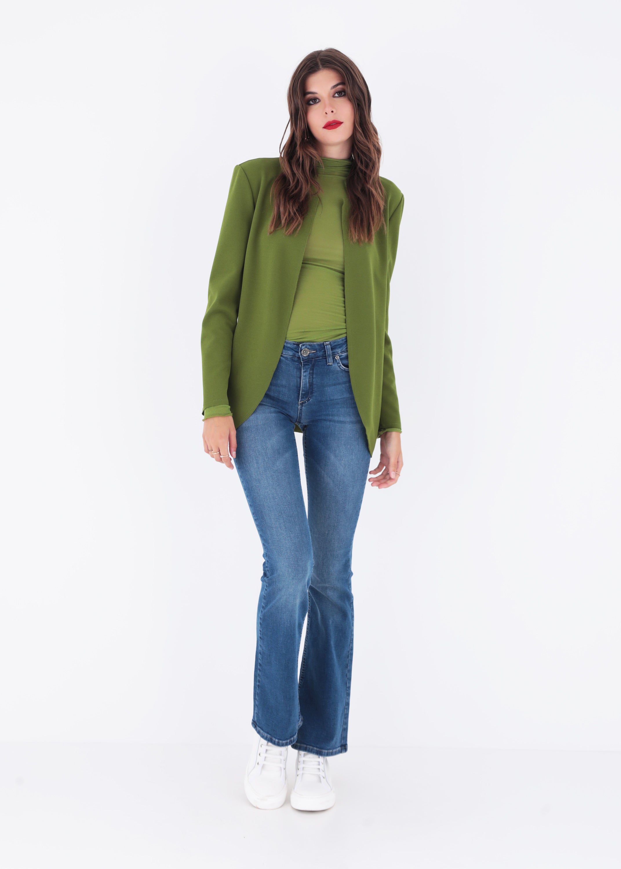 Blazer in scuba crepe - FW23
