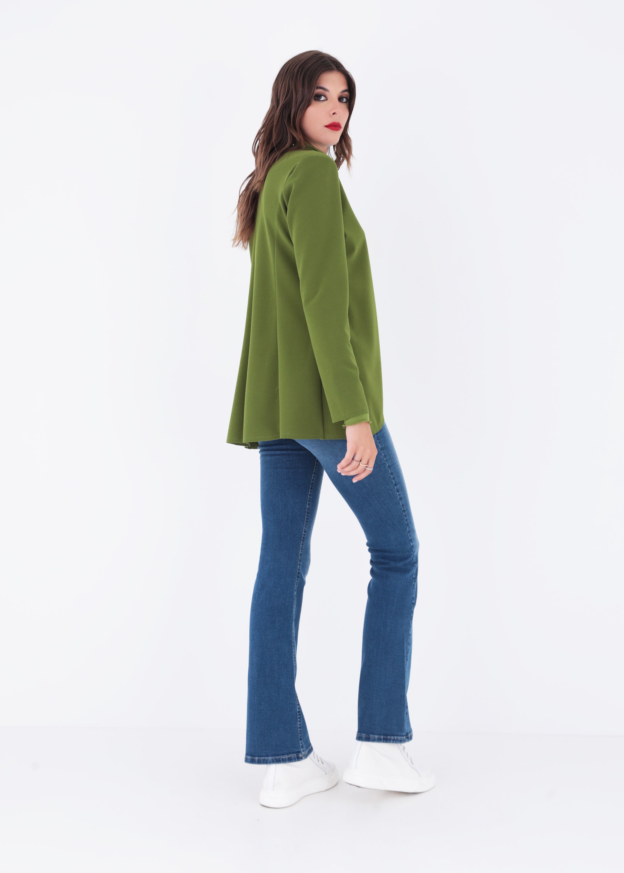 Blazer in scuba crepe - FW23