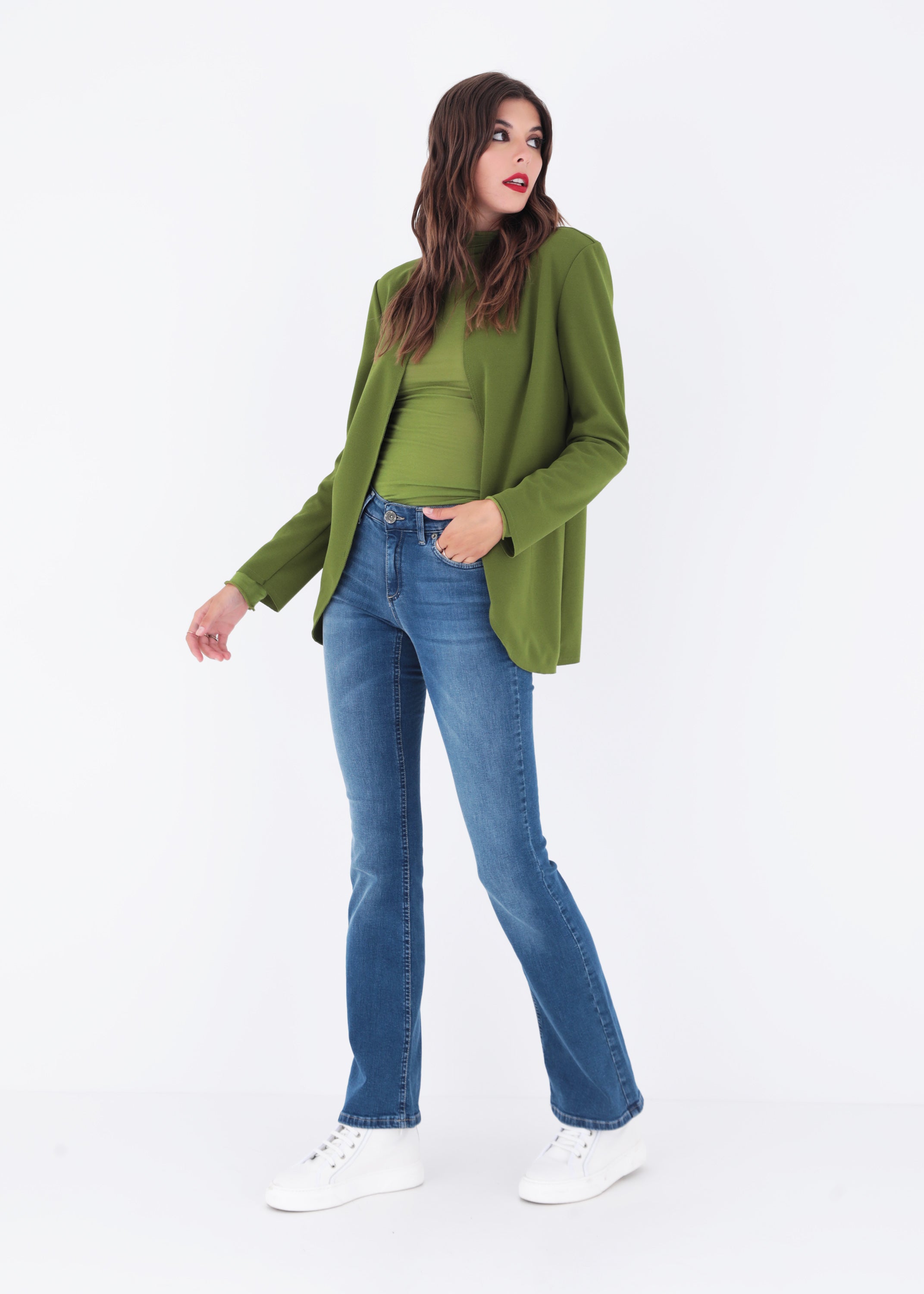 Blazer in scuba crepe - FW23