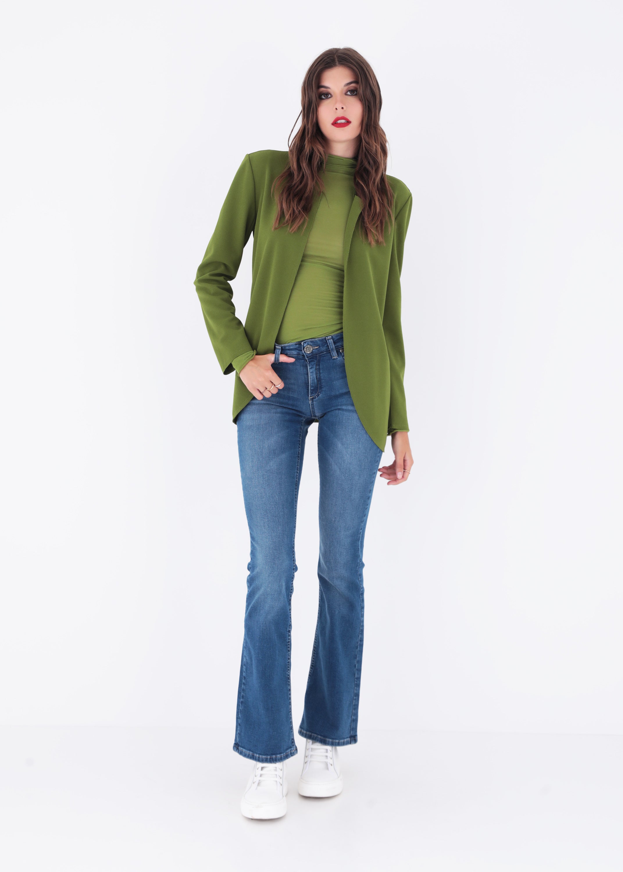 Blazer in scuba crepe - FW23