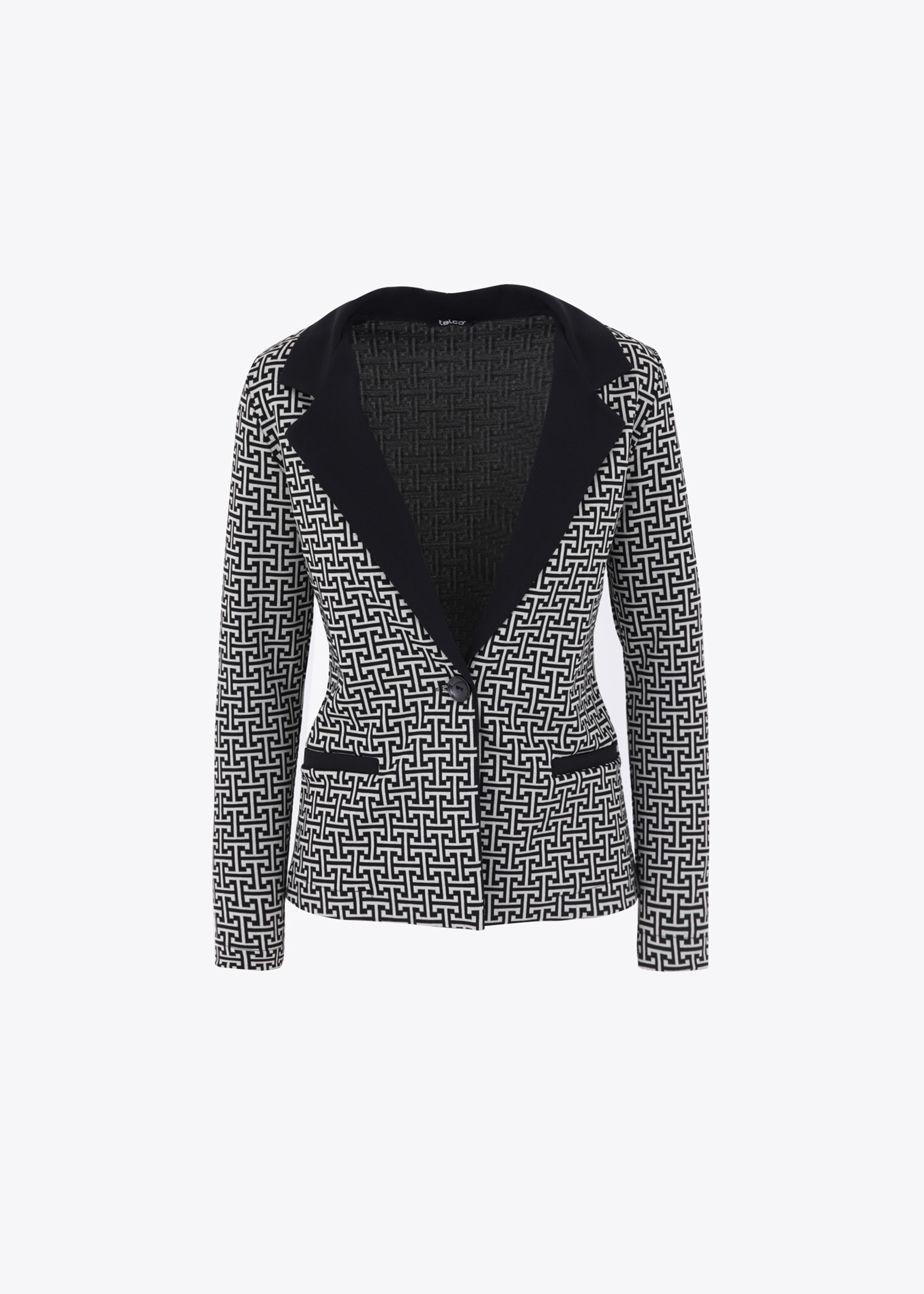 Blazer in jacquard geometrico - FW23