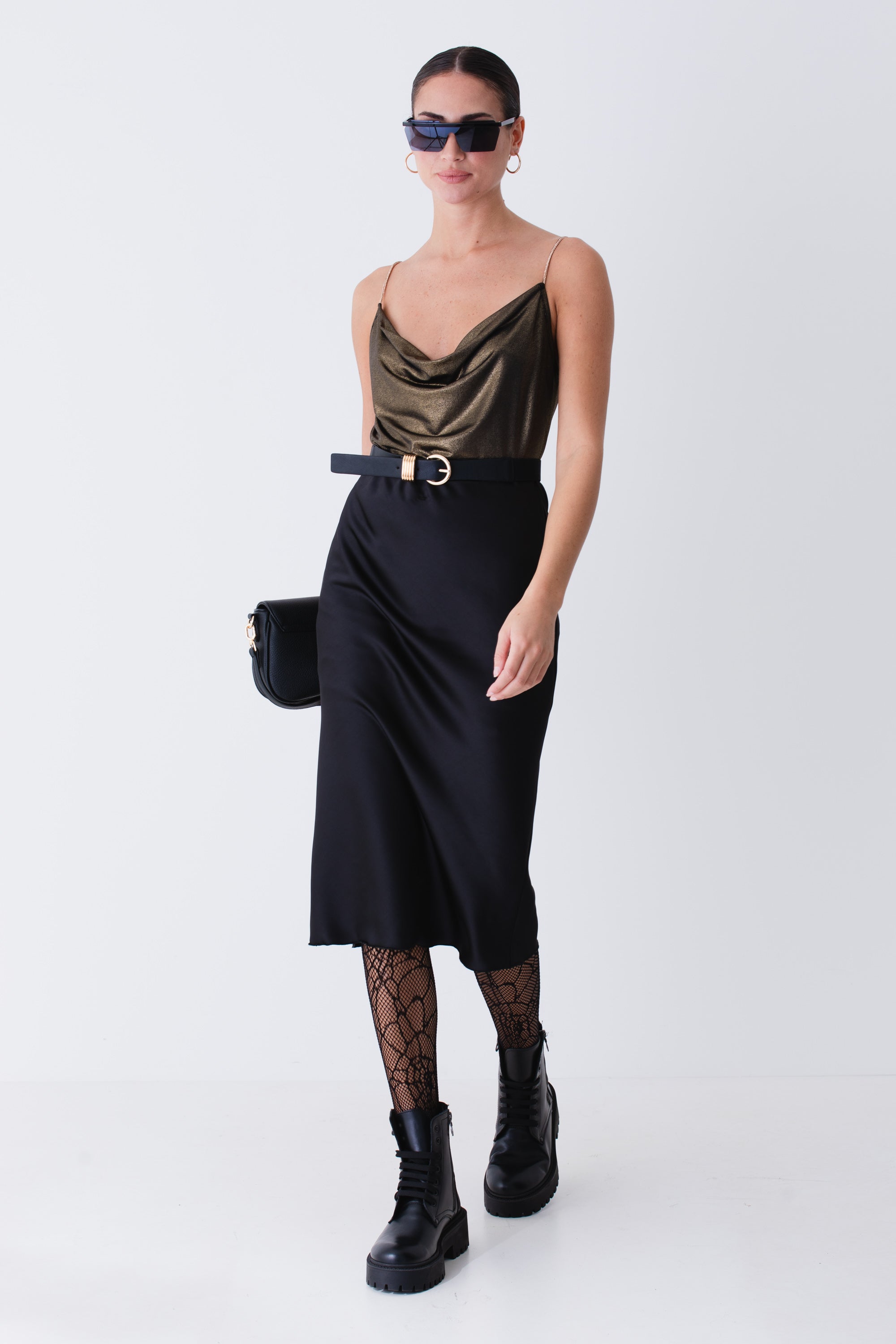 Top in tessuto spalmato - FW25