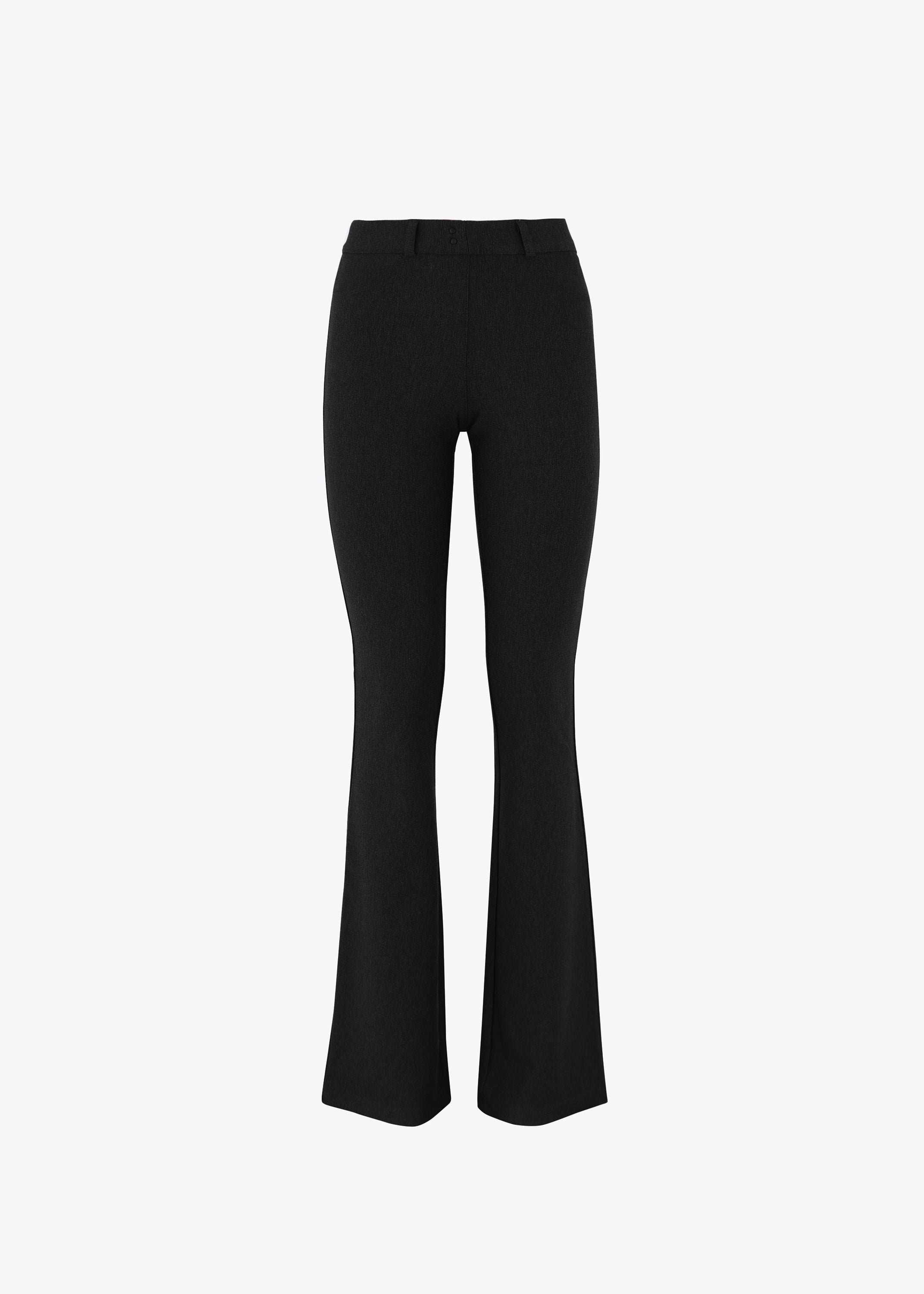 Pantalone a zampa push up in tessuto elasticizzato - FW23
