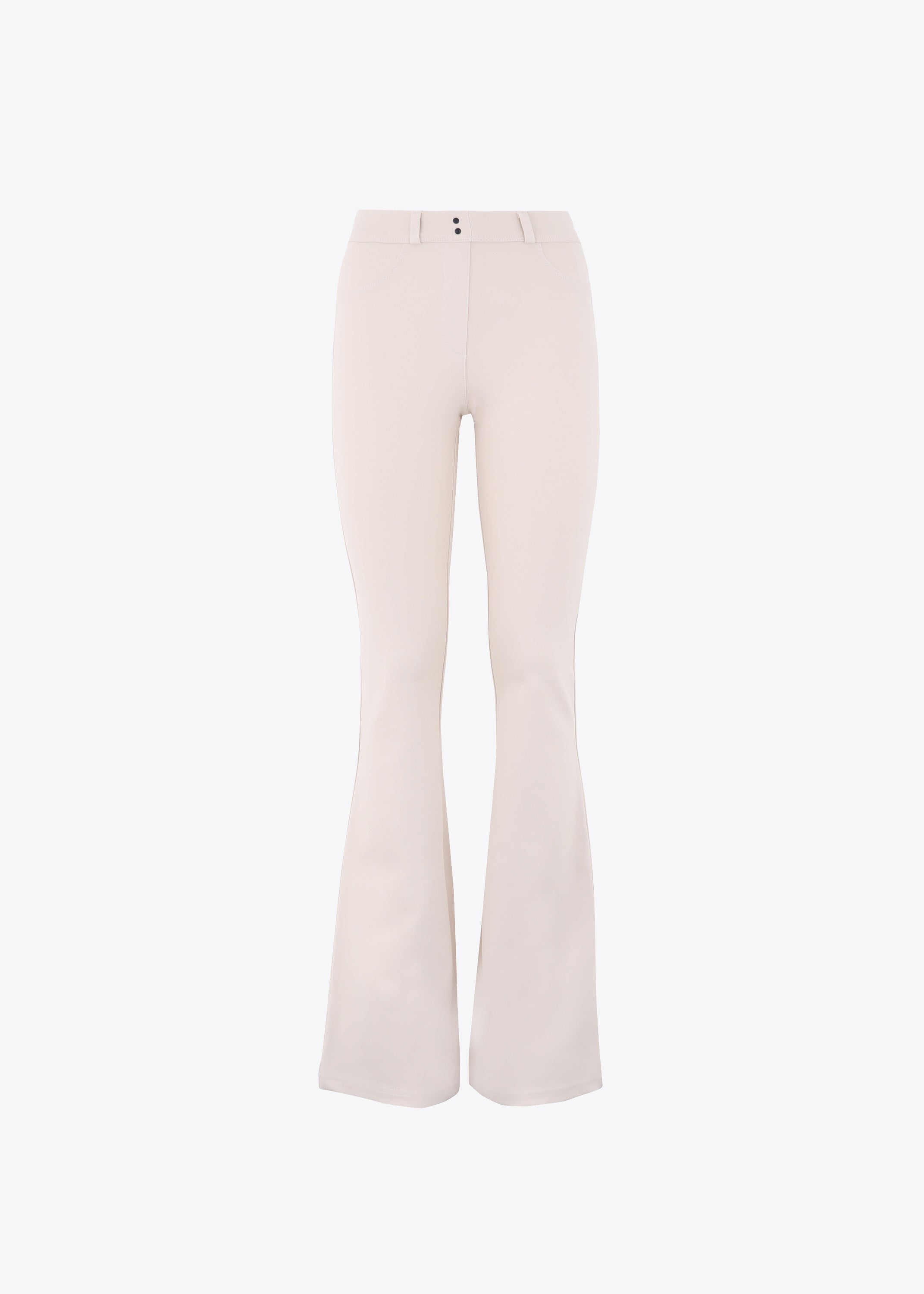 Pantalone a zampa push up in tessuto elasticizzato - FW23