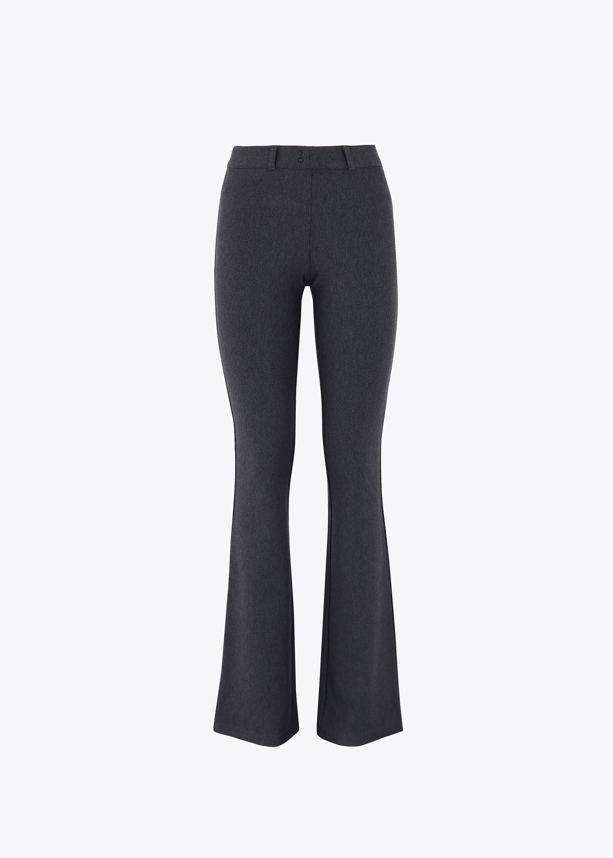 Pantalone a zampa push up in tessuto elasticizzato - FW23