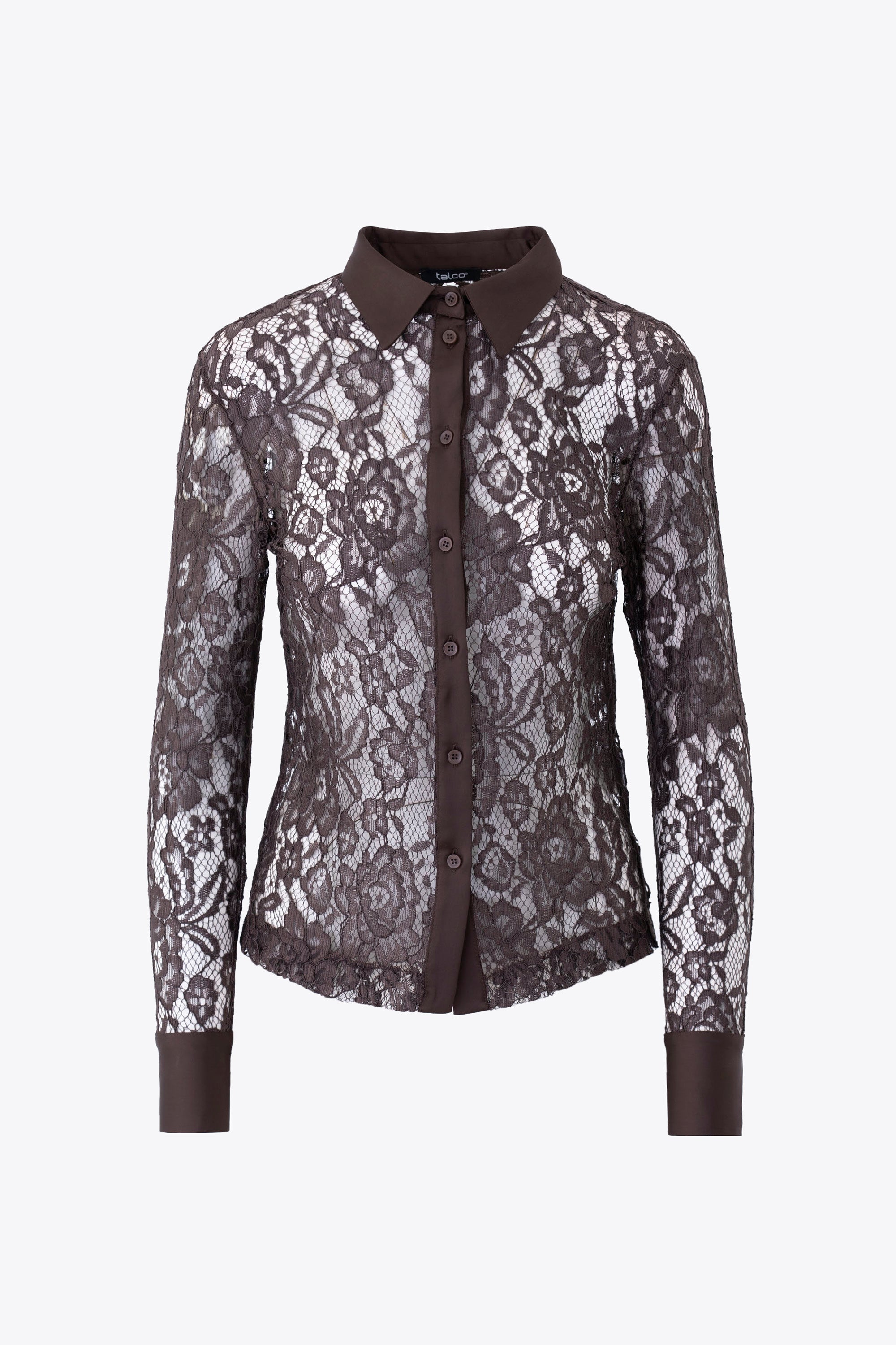 Camicia in pizzo macramè - PE25