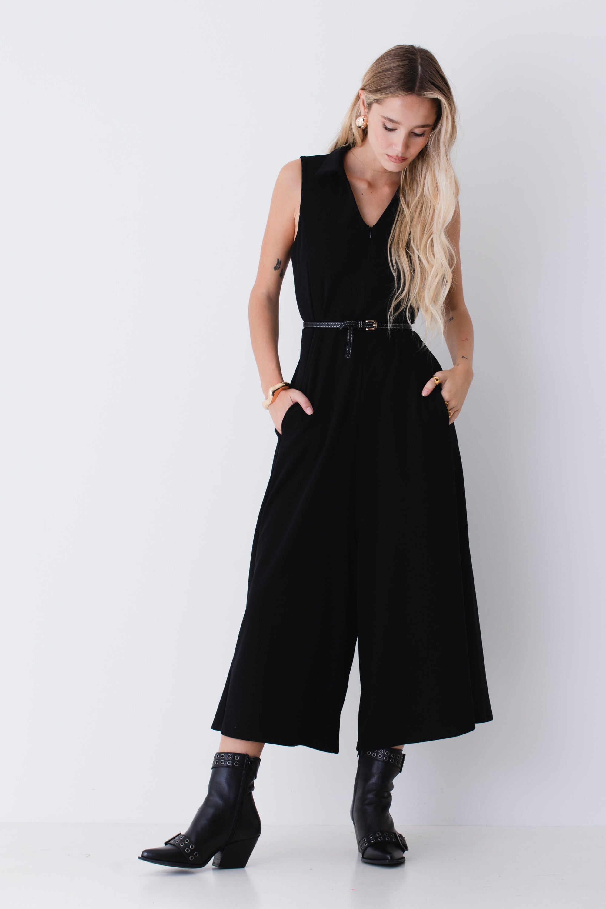 Tuta intera in scuba crepe - FW26