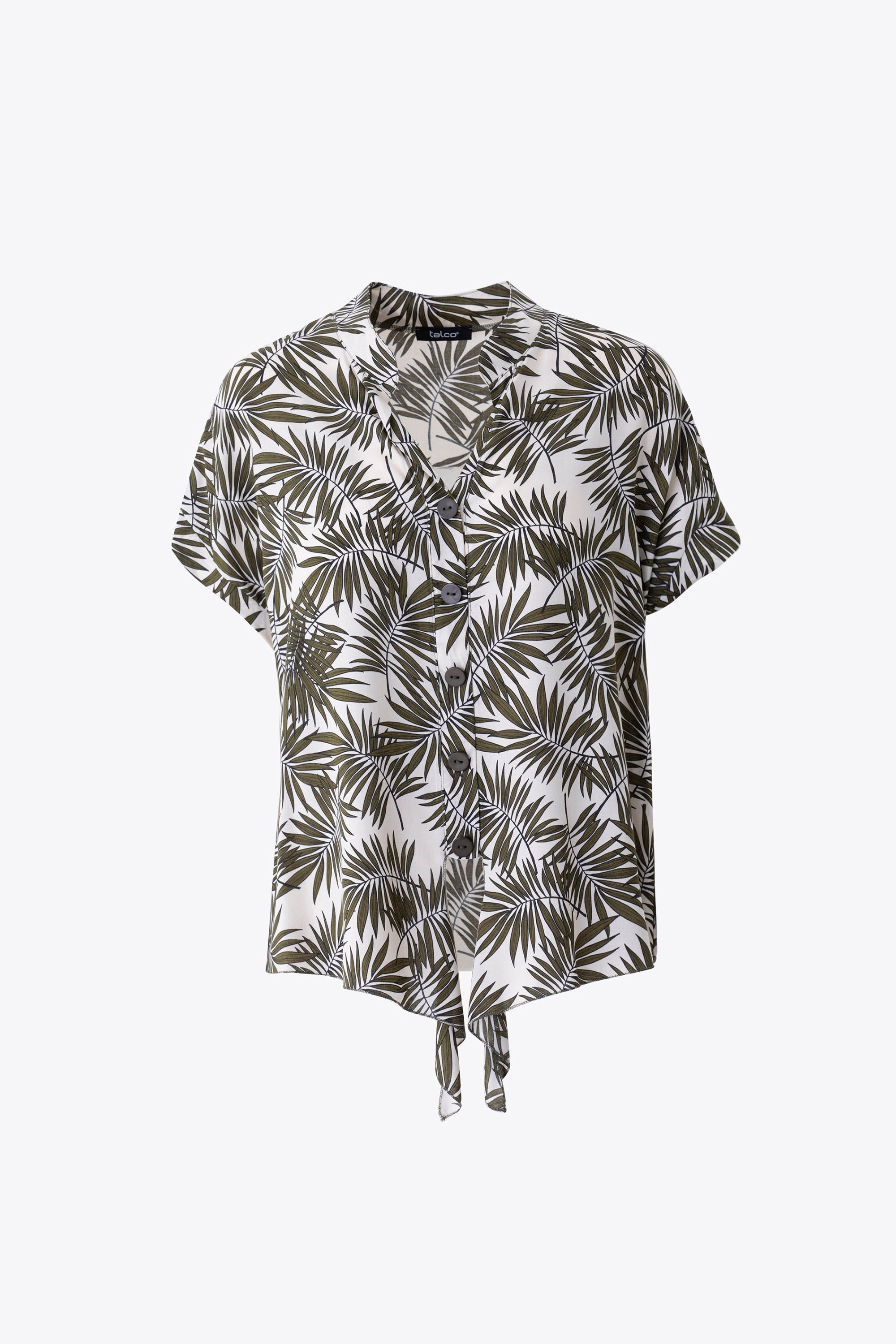 Blusa fantasia geometrica in viscosa - PE25