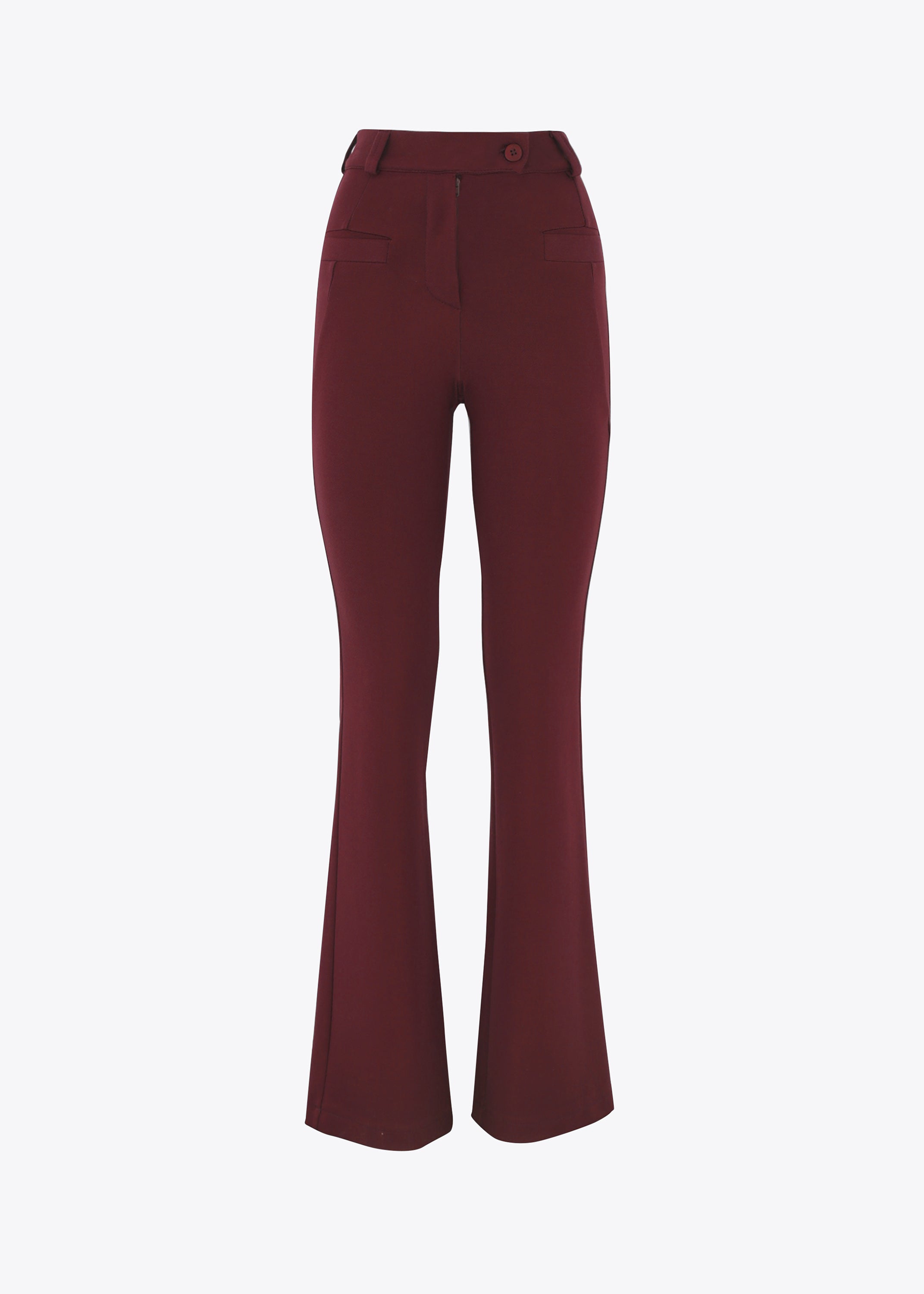 Pantalone a vita alta a zampa in punto milano - FW23