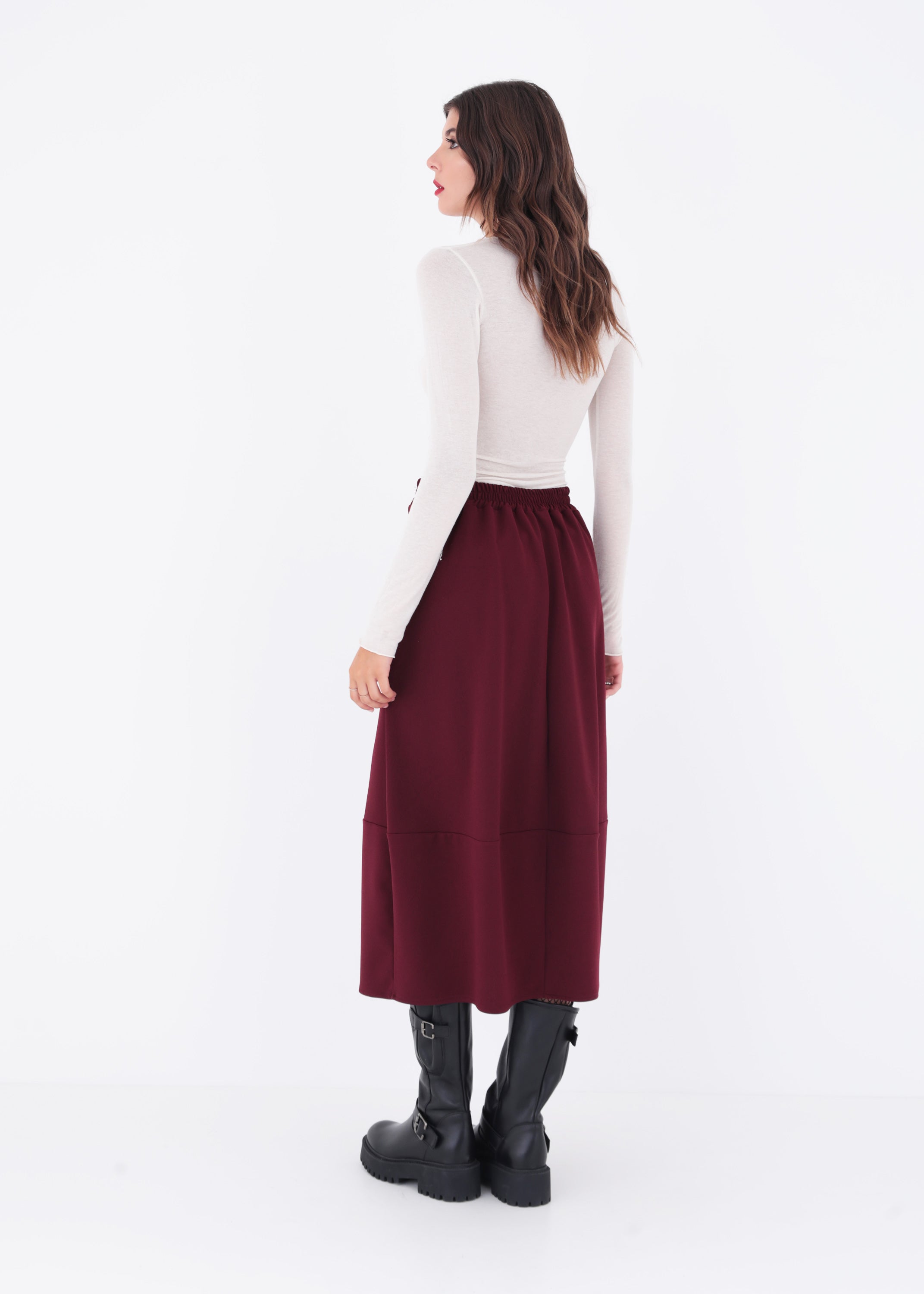 Gonna ovetto in scuba crepe - FW23