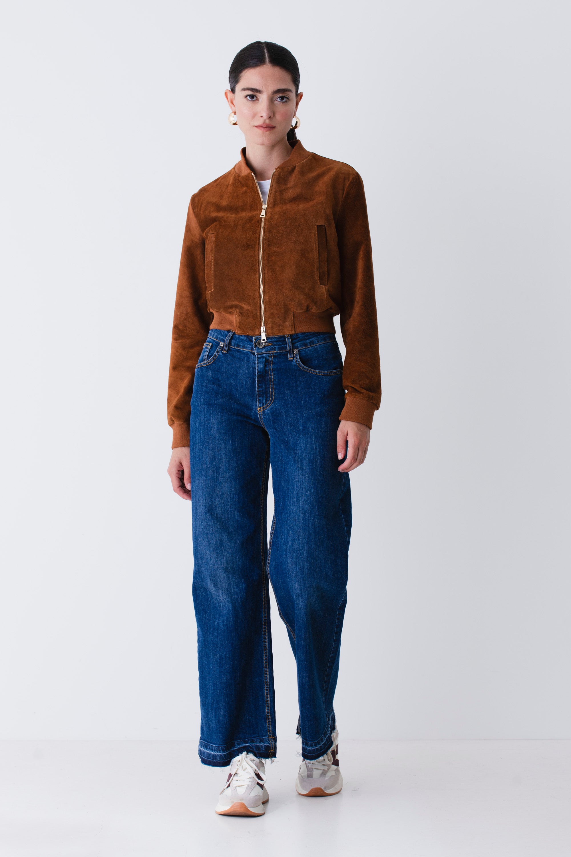 Giacca bomber in suede - FW26