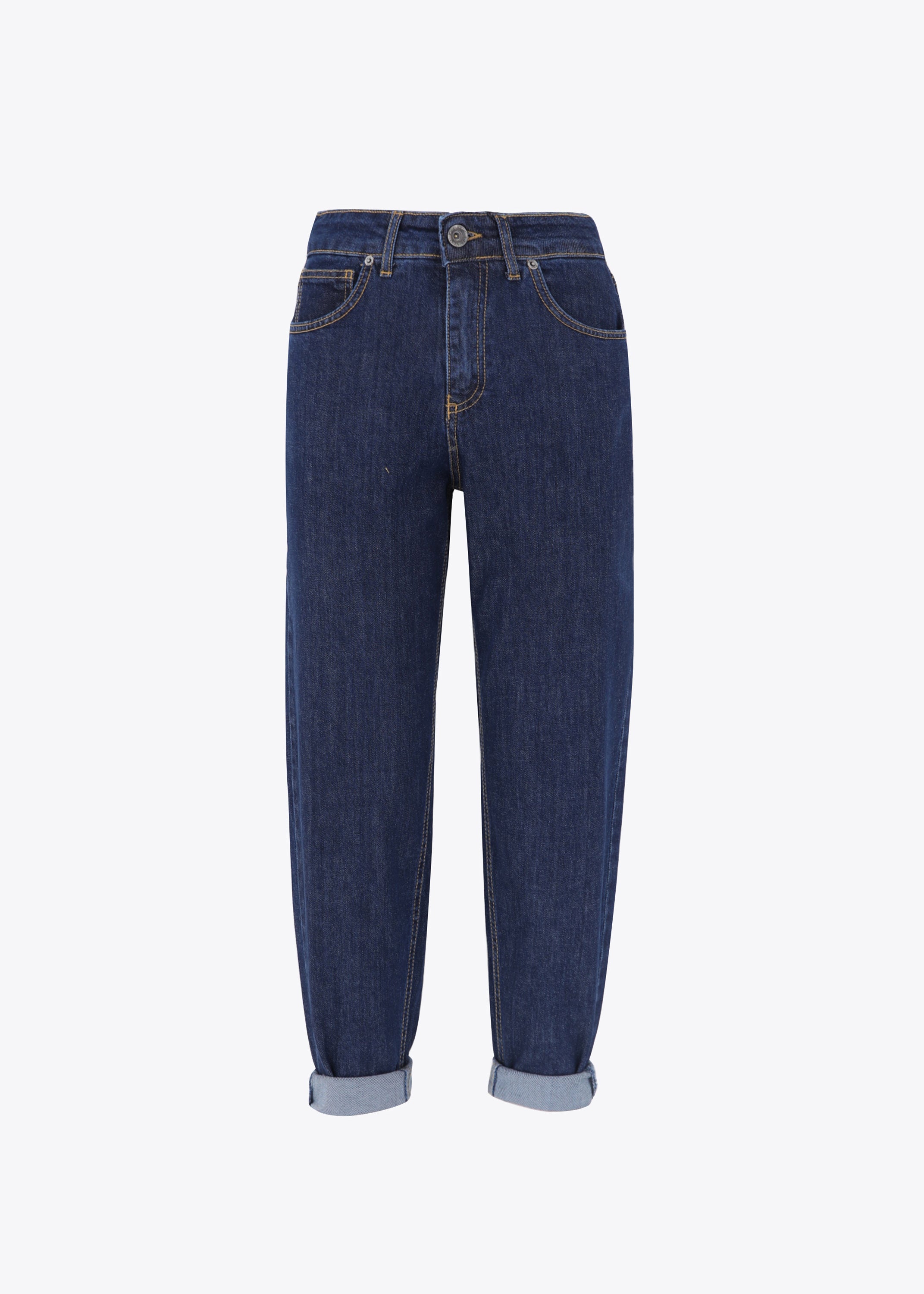 Jeans mom fit in cotone - FW23