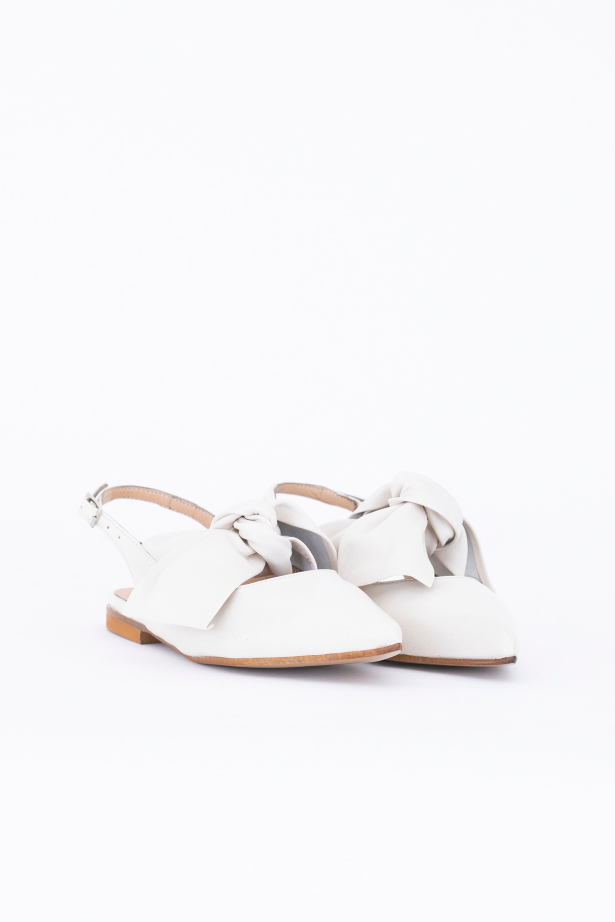 Slingback con fiocco in nappa - PE25