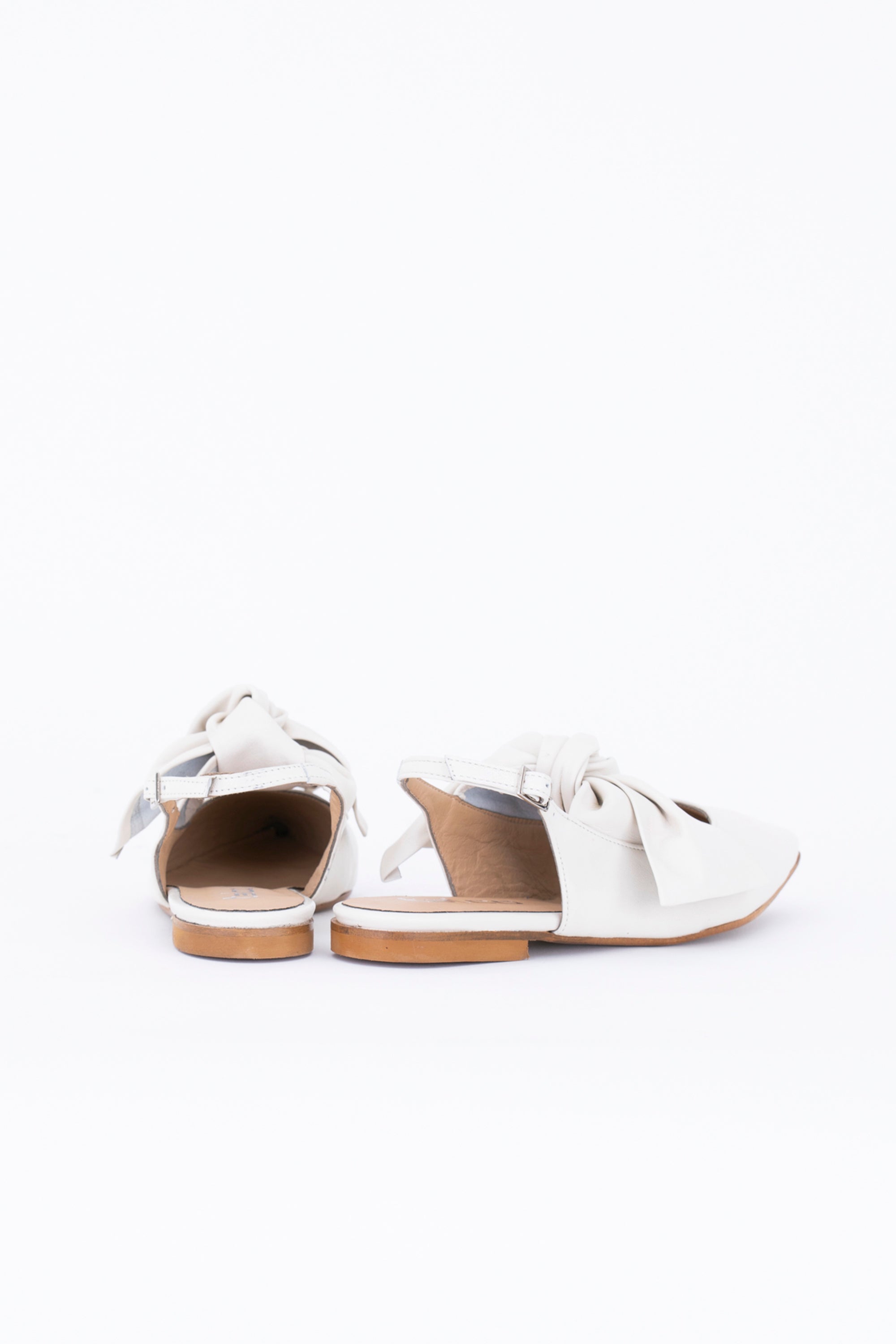 Slingback con fiocco in nappa - PE25