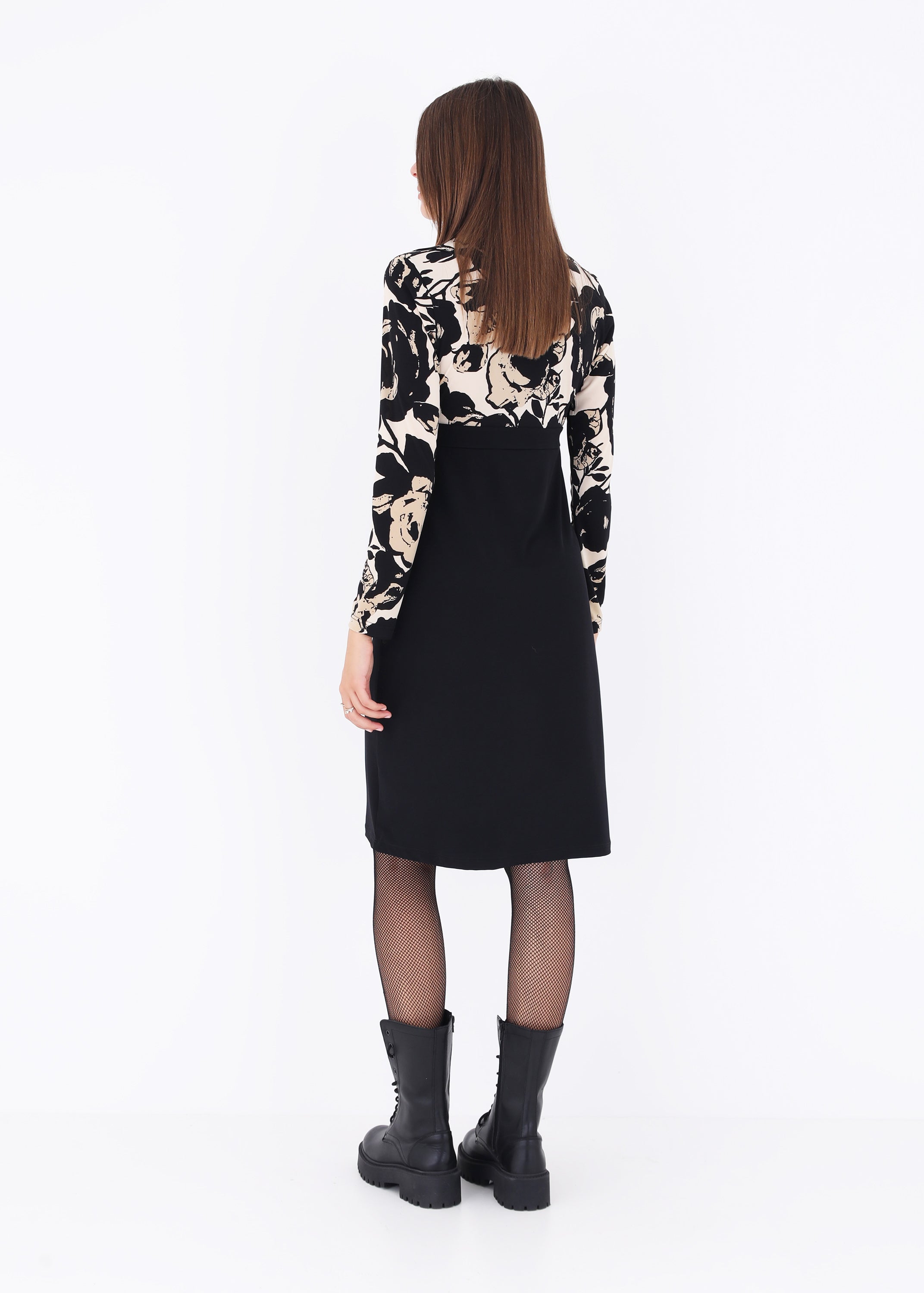 Abito midi in jersey elasticizzato - FW23