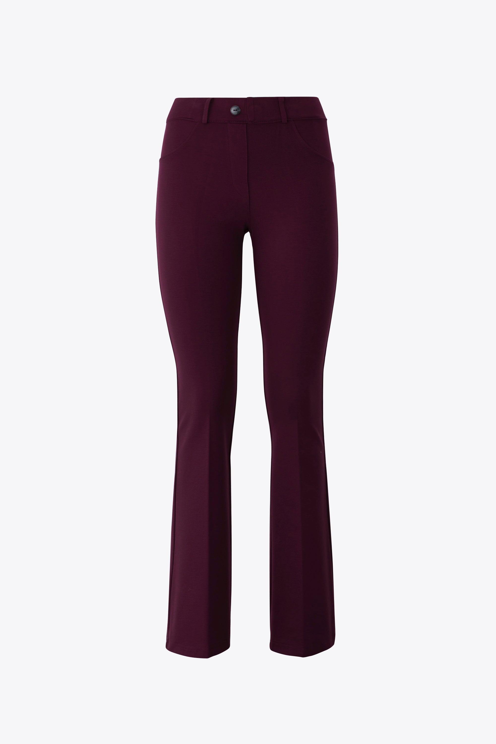 Pantalone a zampa in punto milano stretch - FW25