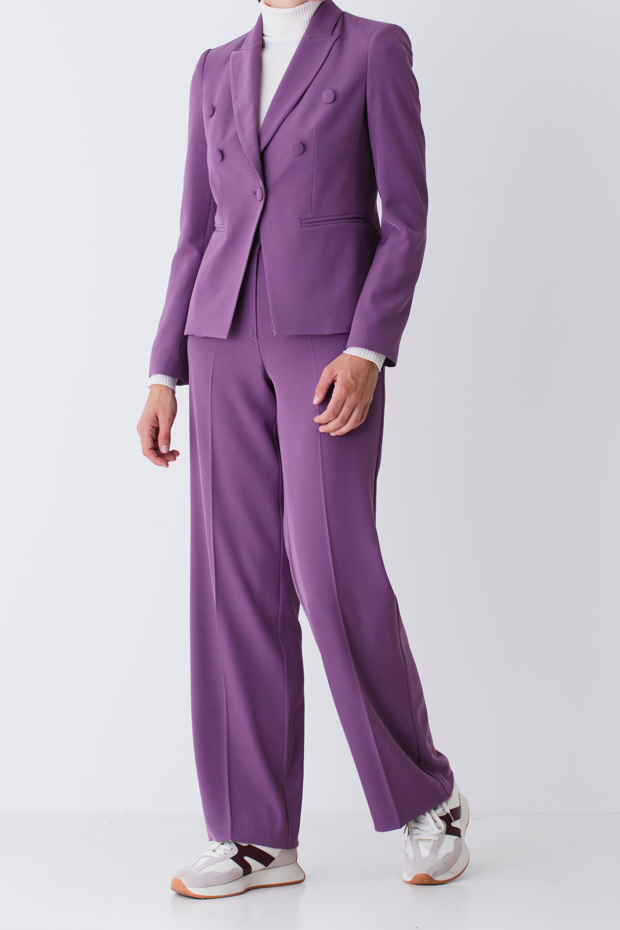 Completo ad un petto in cady fluido - FW26