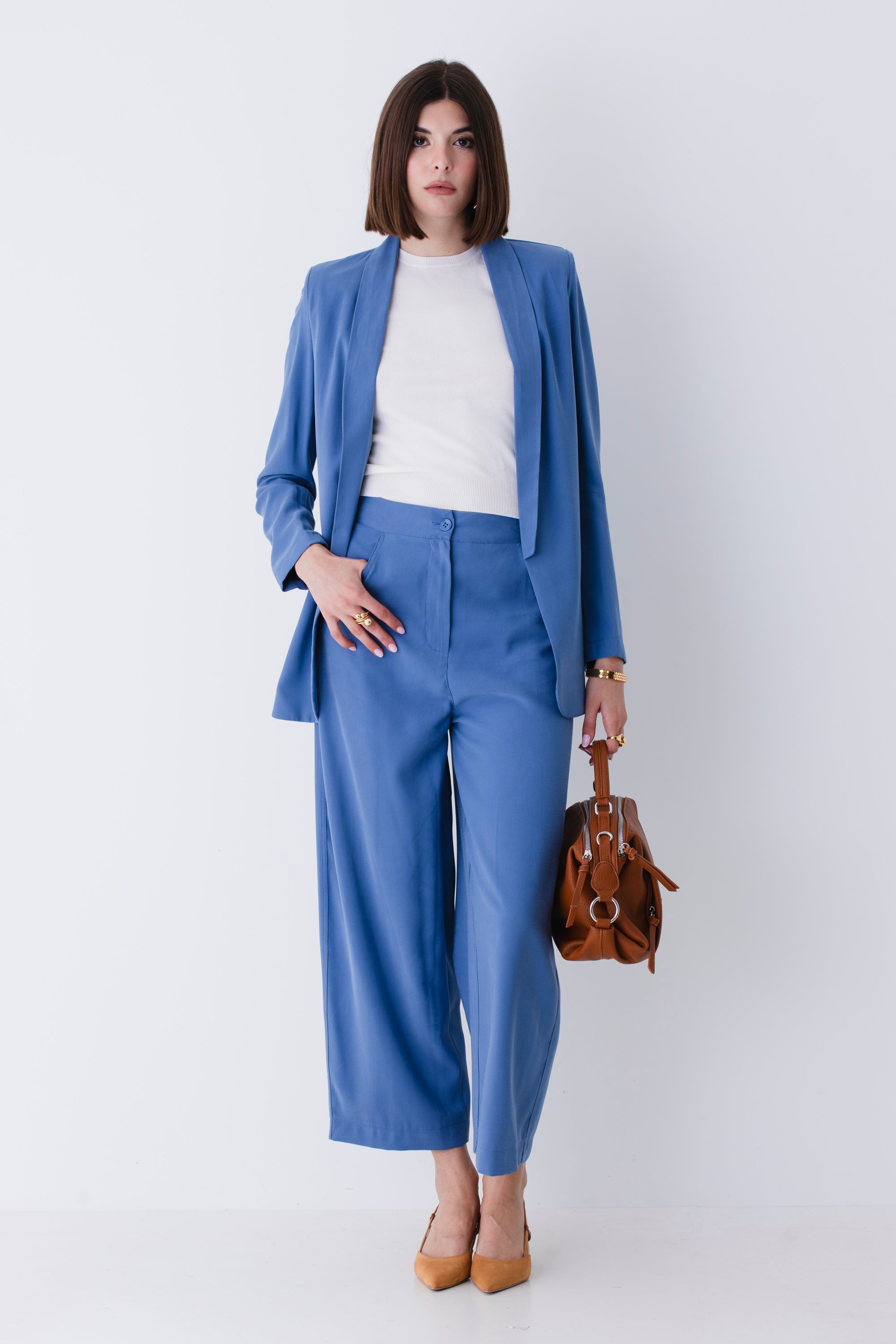 Pantalone gaucho in viscosa - PE25