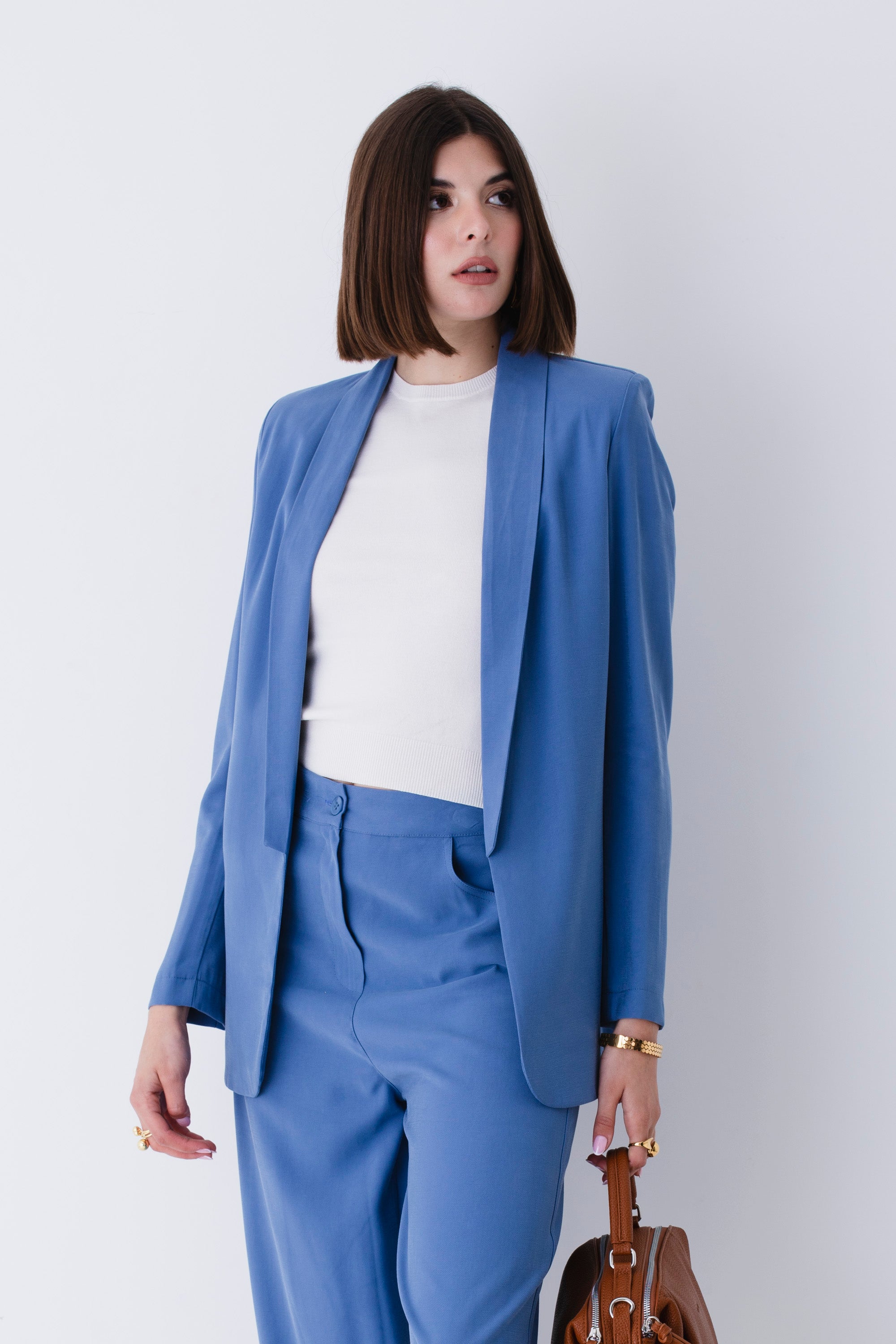 Blazer rever sciallato in viscosa - PE25