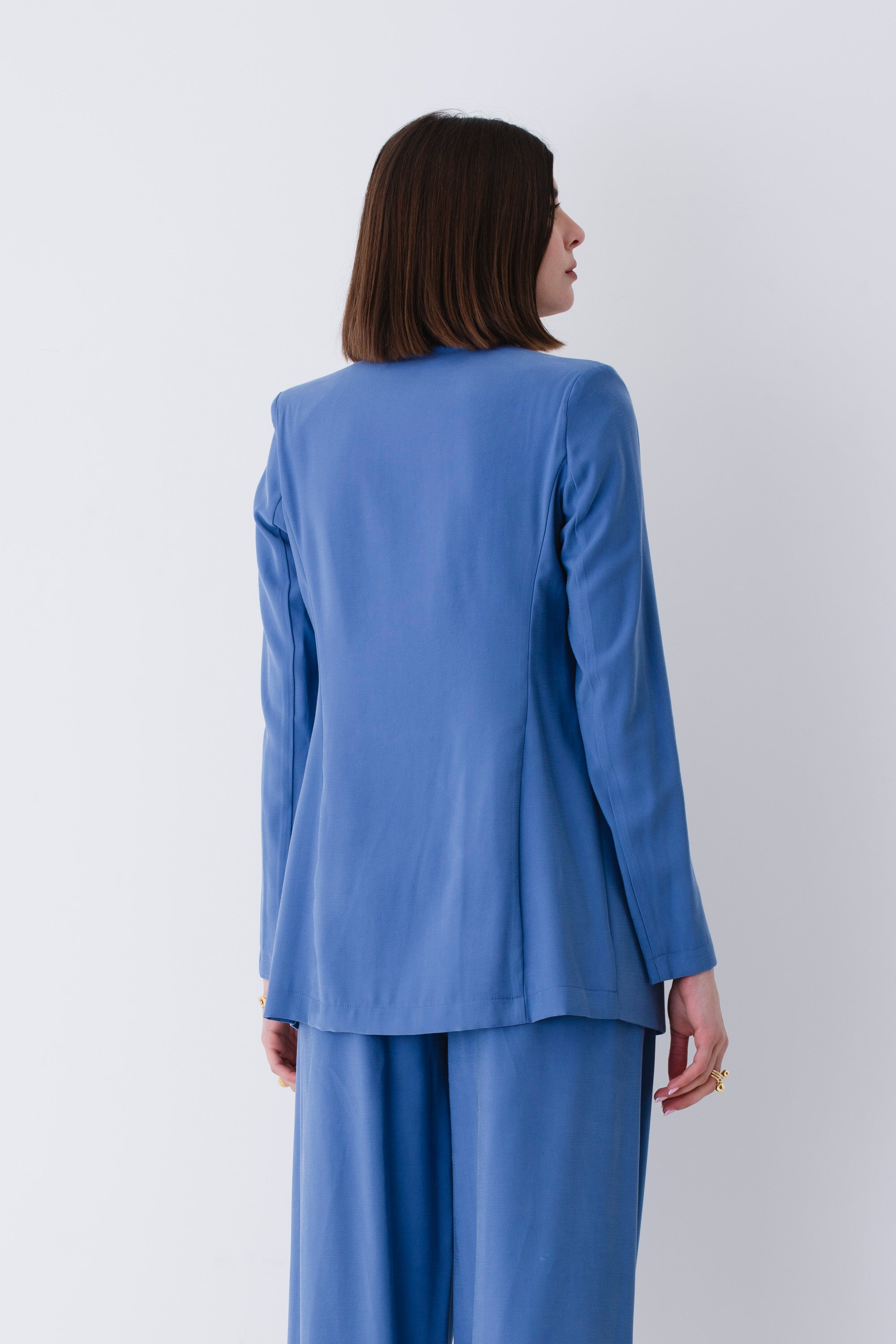 Blazer rever sciallato in viscosa - PE25