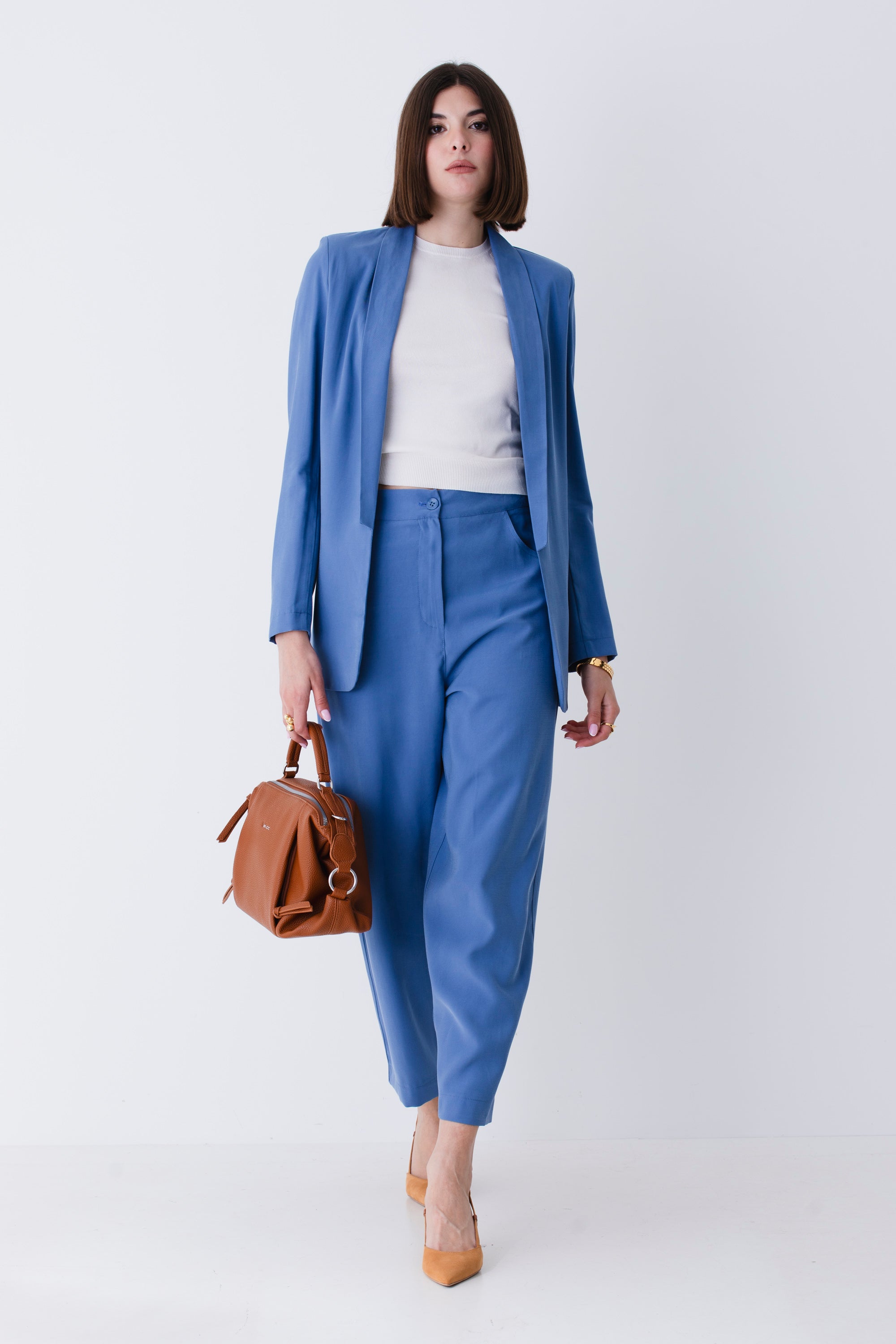 Blazer rever sciallato in viscosa - PE25