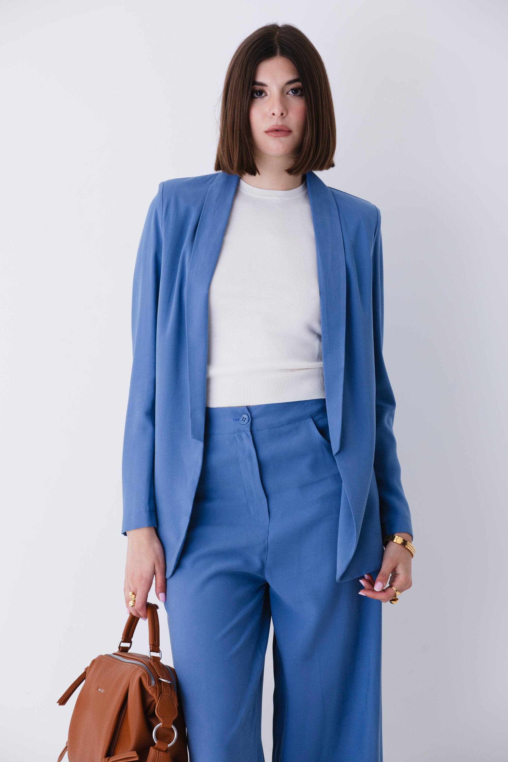 Blazer rever sciallato in viscosa - PE25