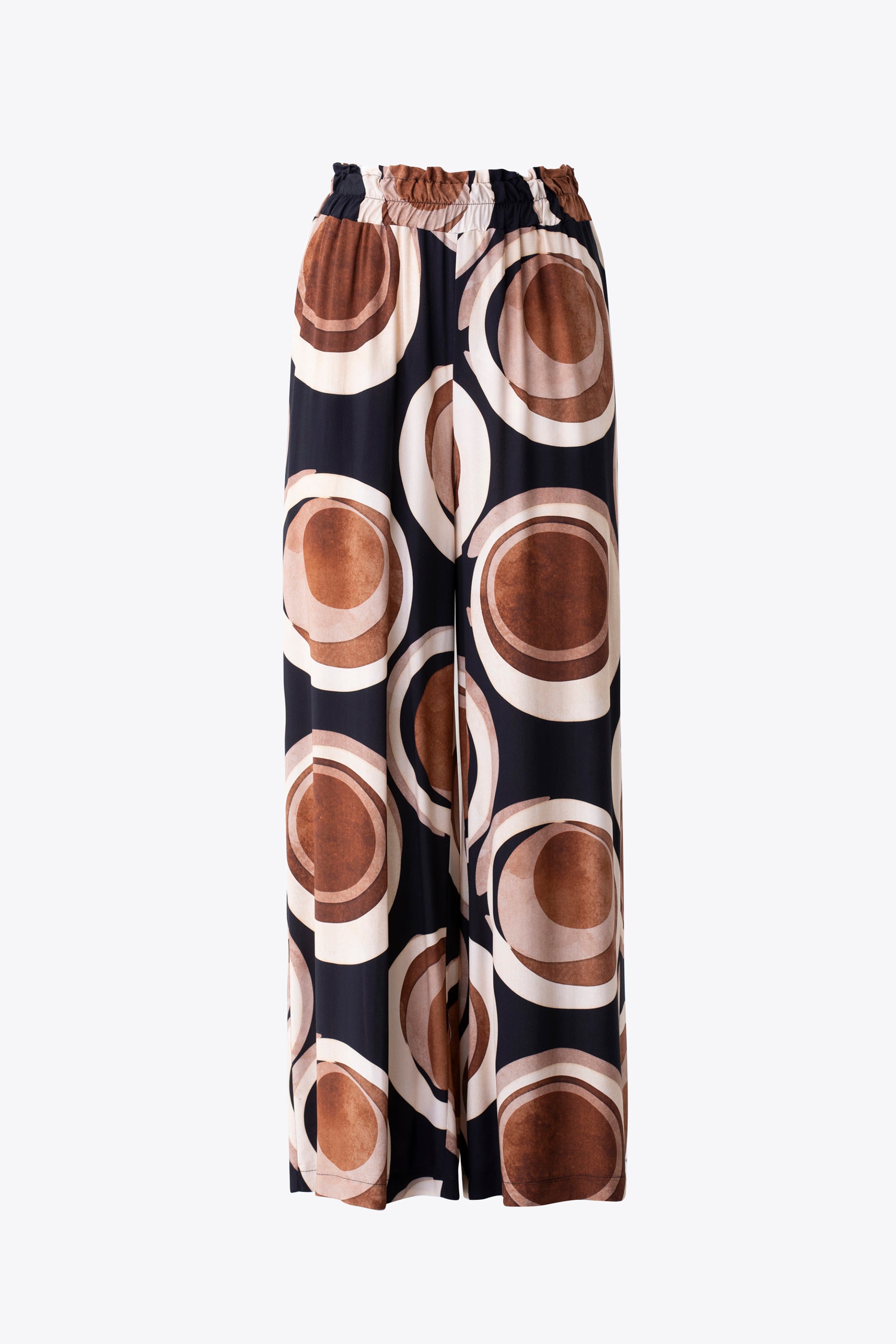 Pantalone fantasia geometrica in viscosa - PE25