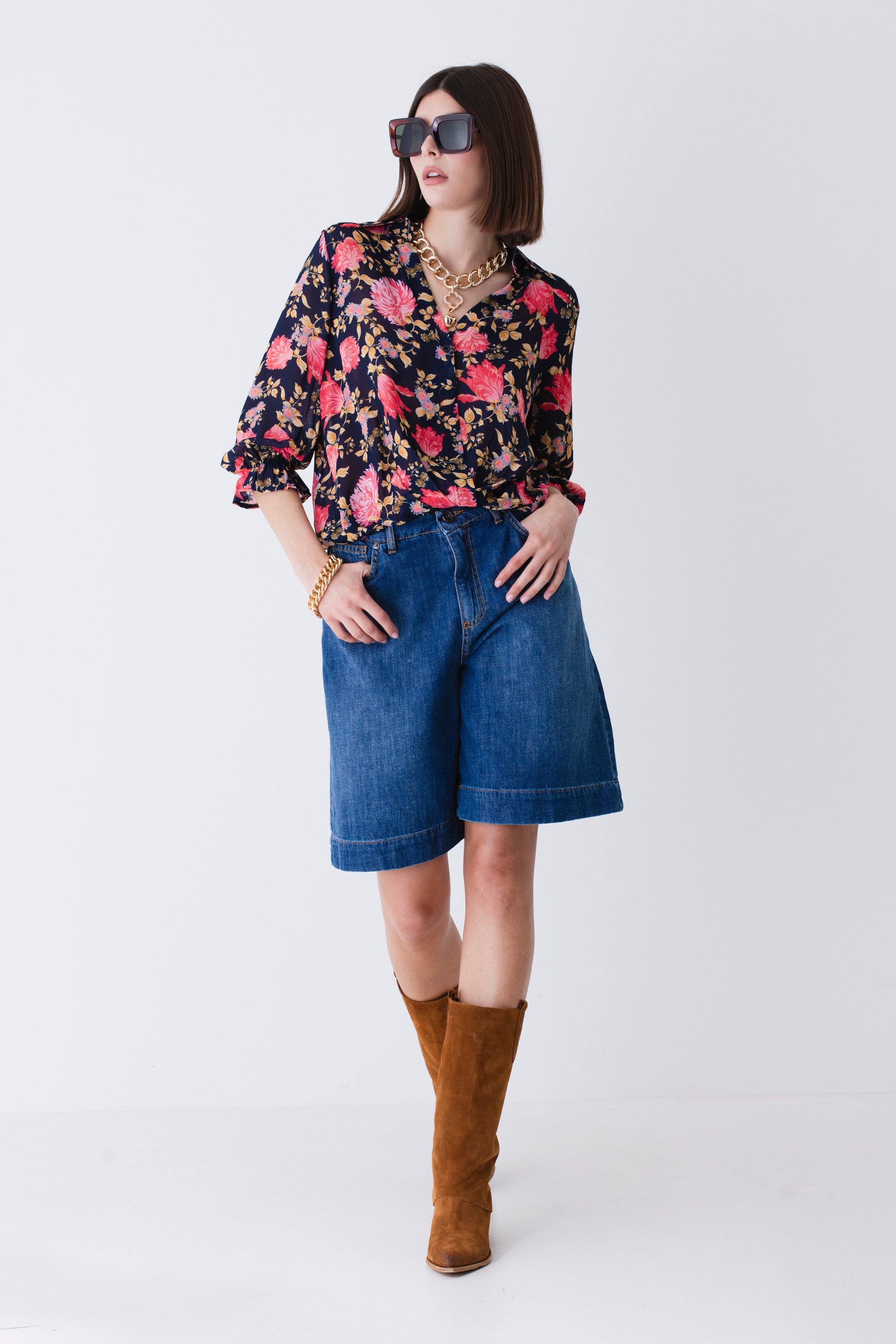 Bermuda in jeans di cotone - PE25