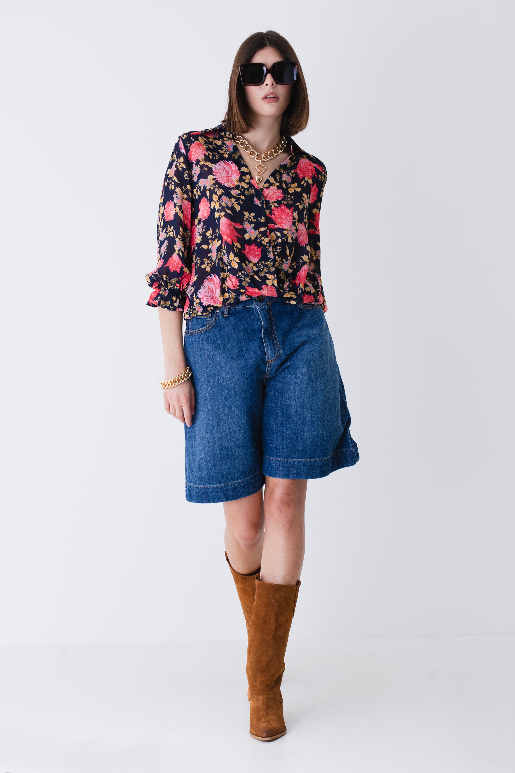 Bermuda in jeans di cotone - PE25