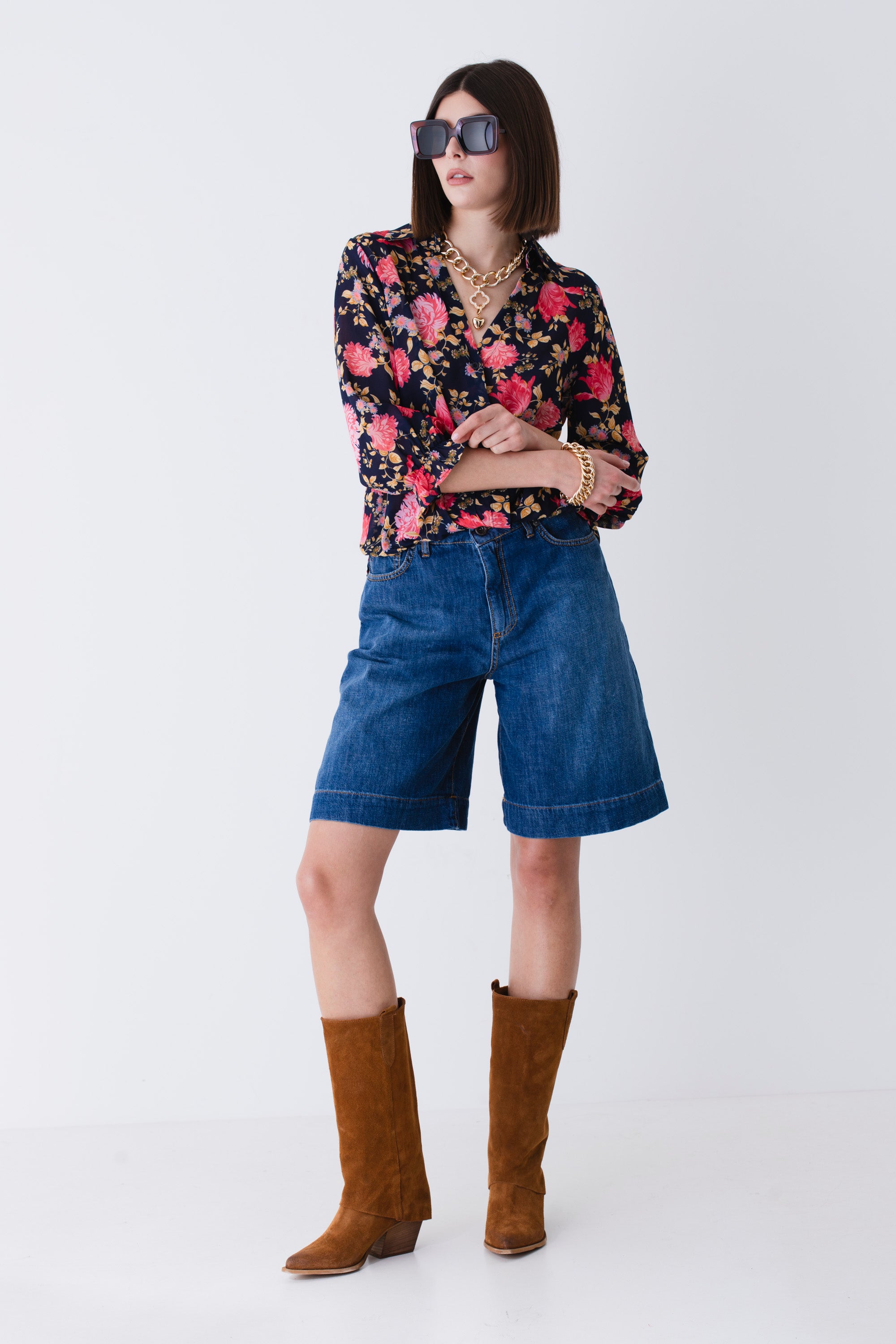 Bermuda in jeans di cotone - PE25
