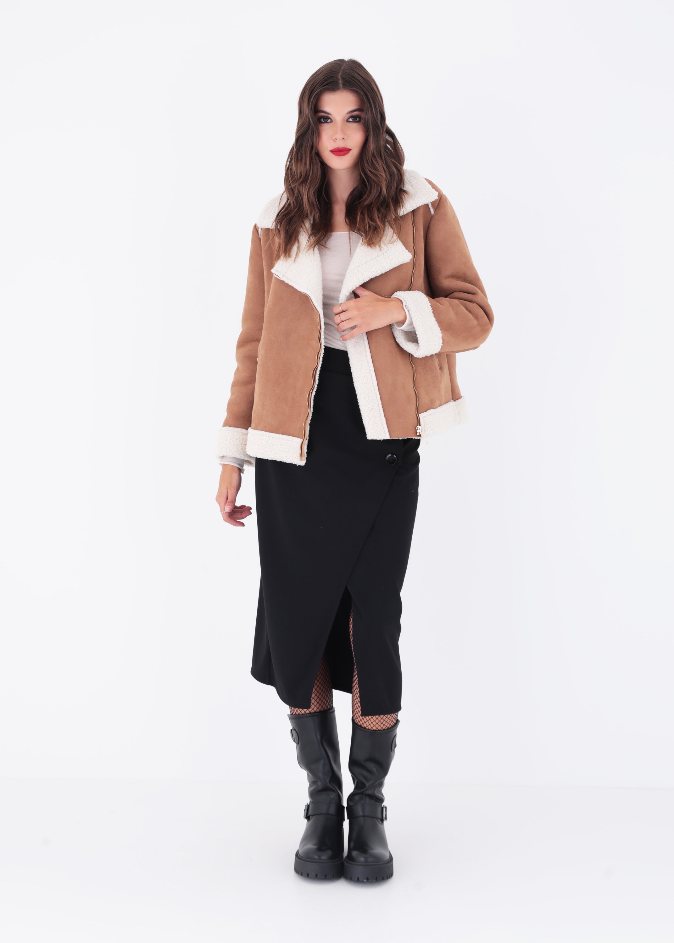 Giacca effetto montone - FW23