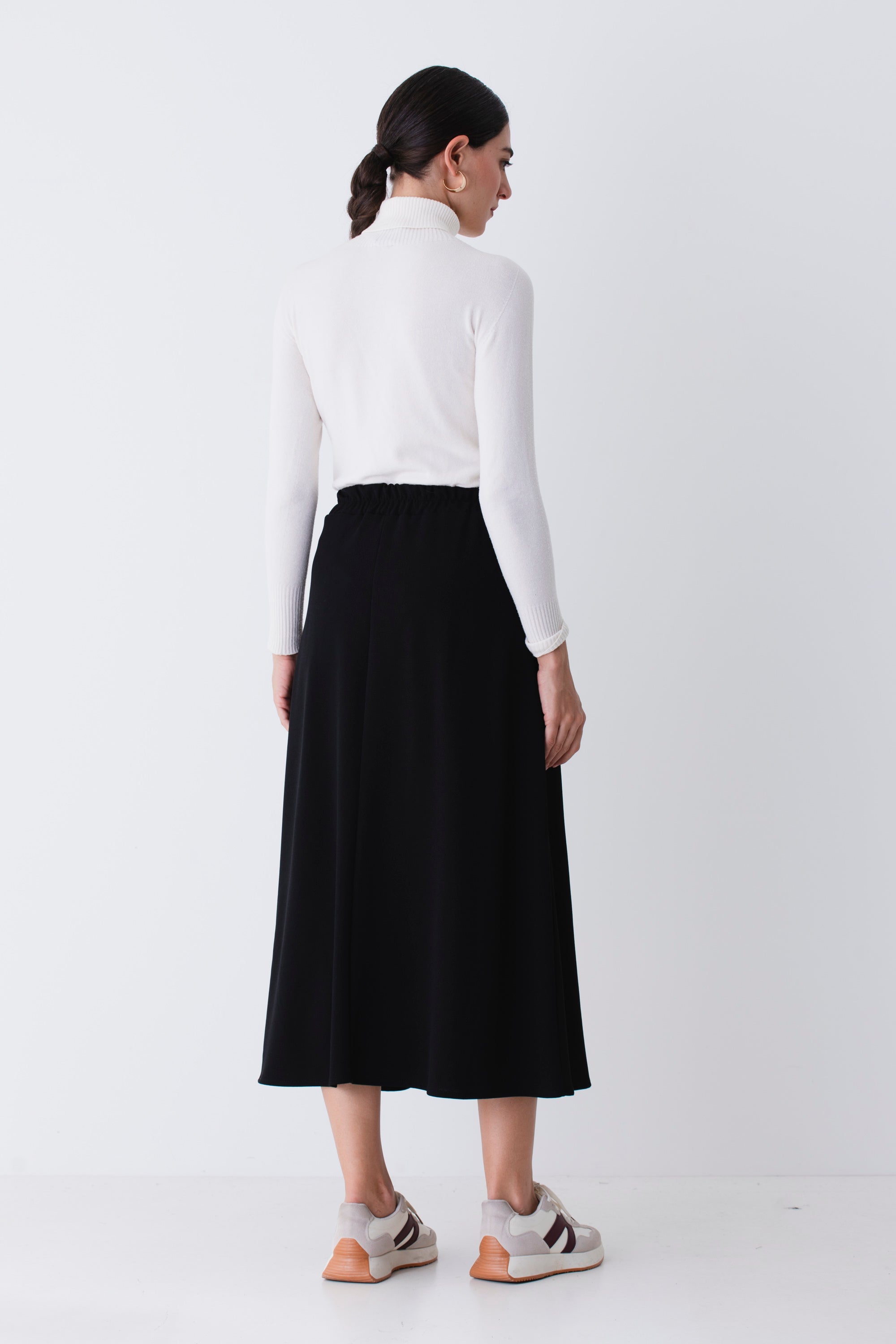 Gonna a ruota in scuba crepe - FW26