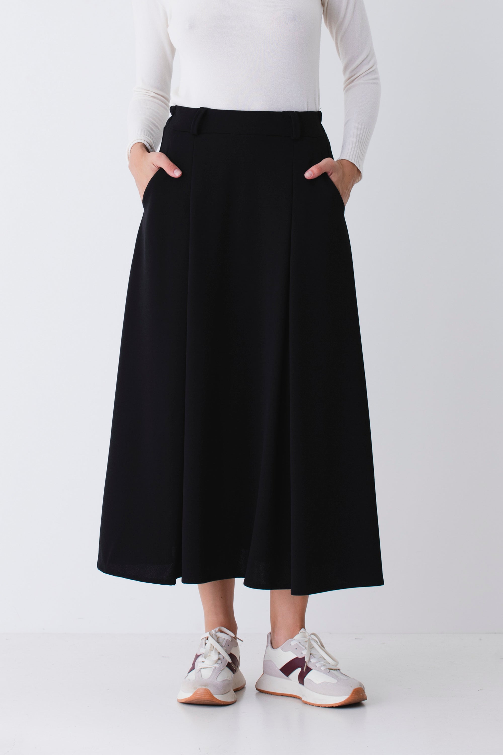 Gonna a ruota in scuba crepe - FW26