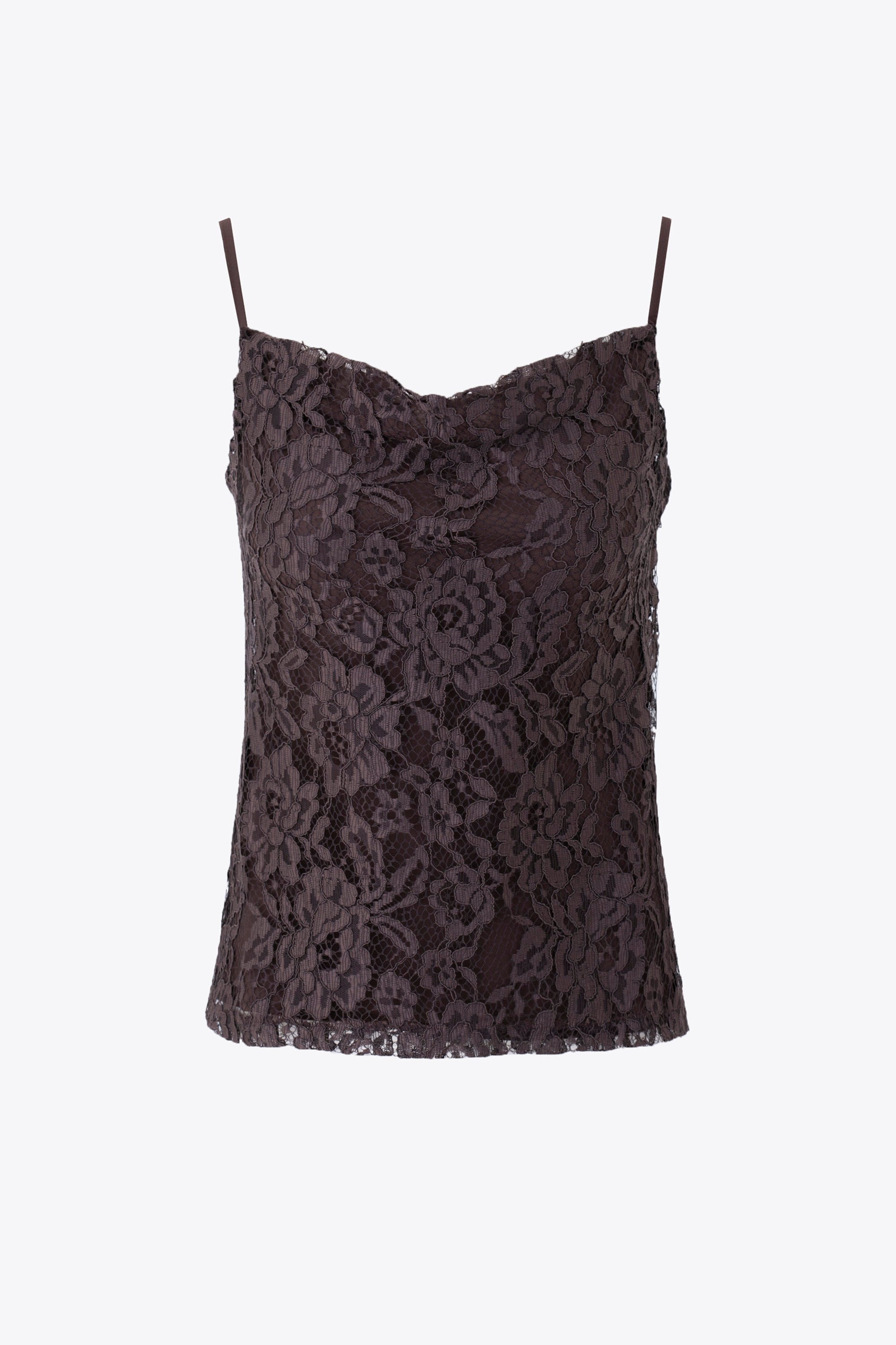 Top in pizzo macramè - PE25