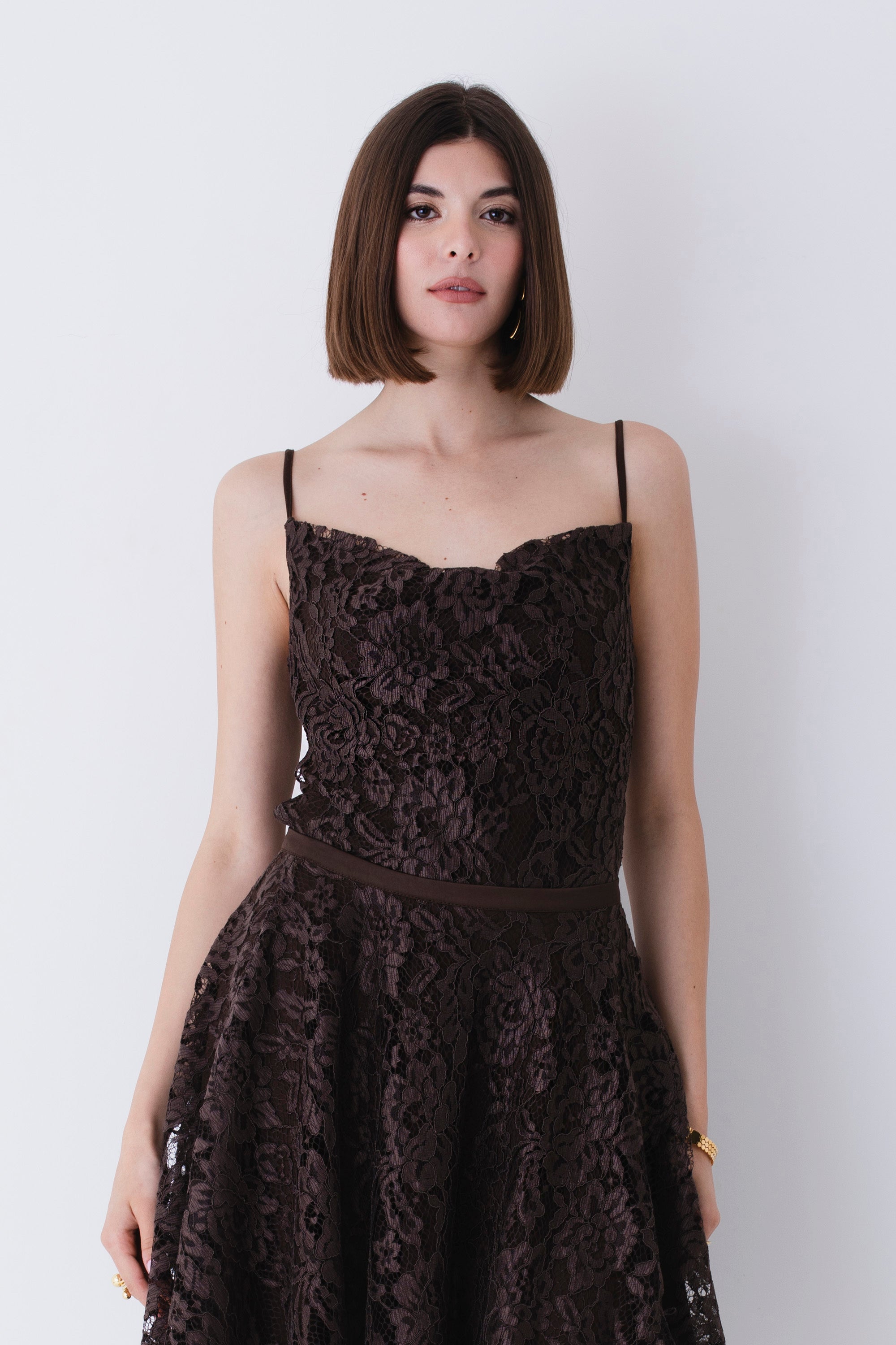 Top in pizzo macramè - PE25