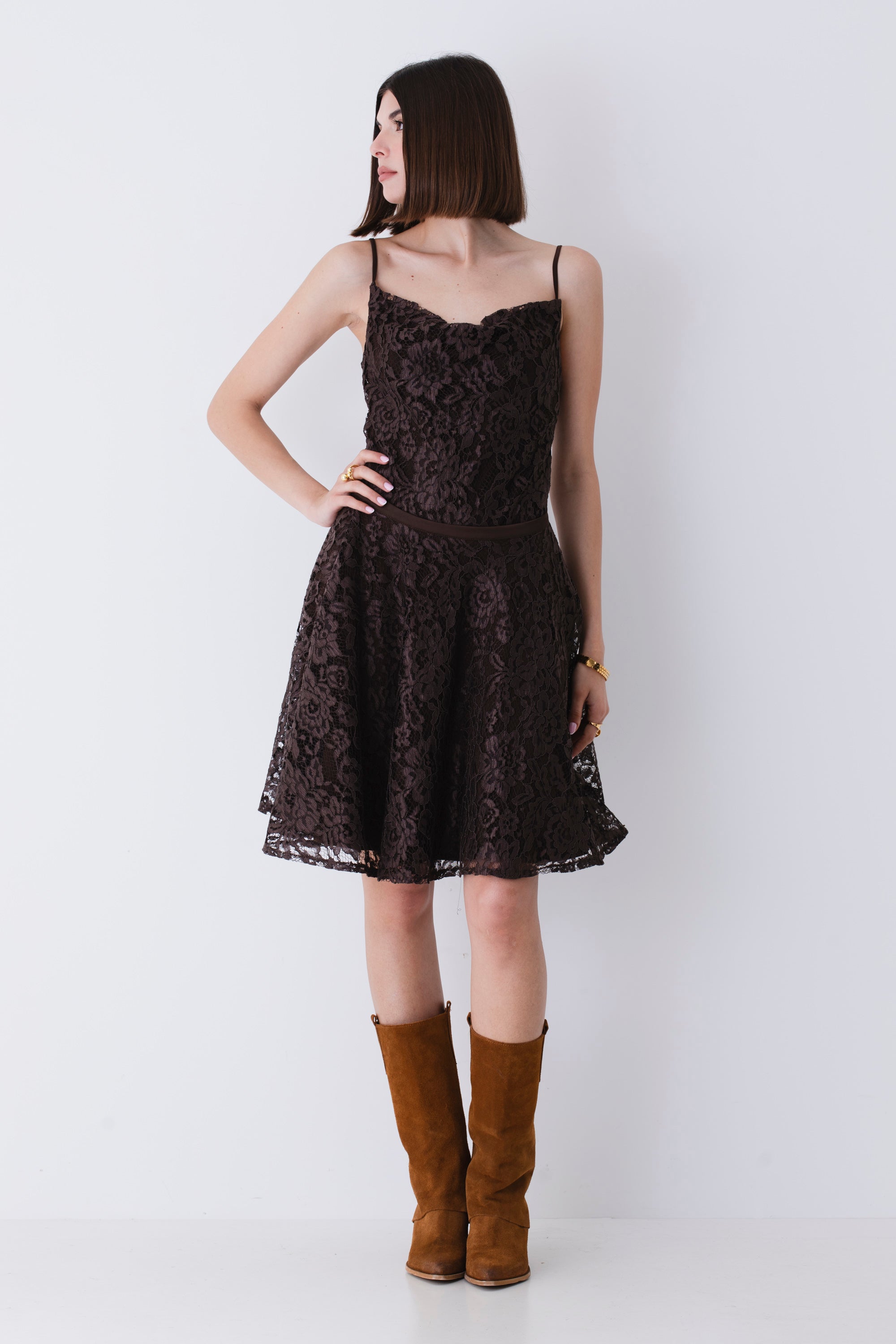 Top in pizzo macramè - PE25