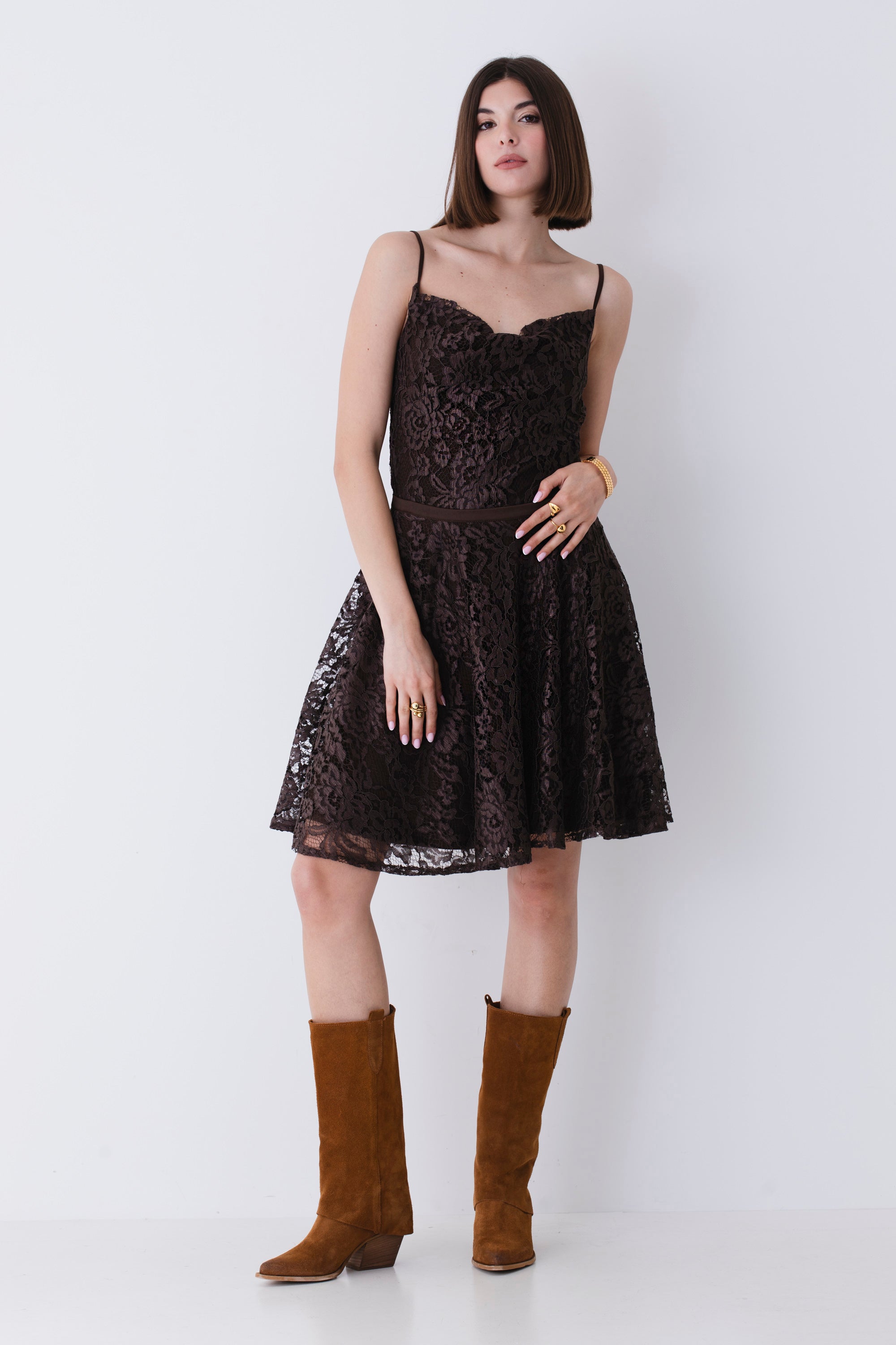 Top in pizzo macramè - PE25