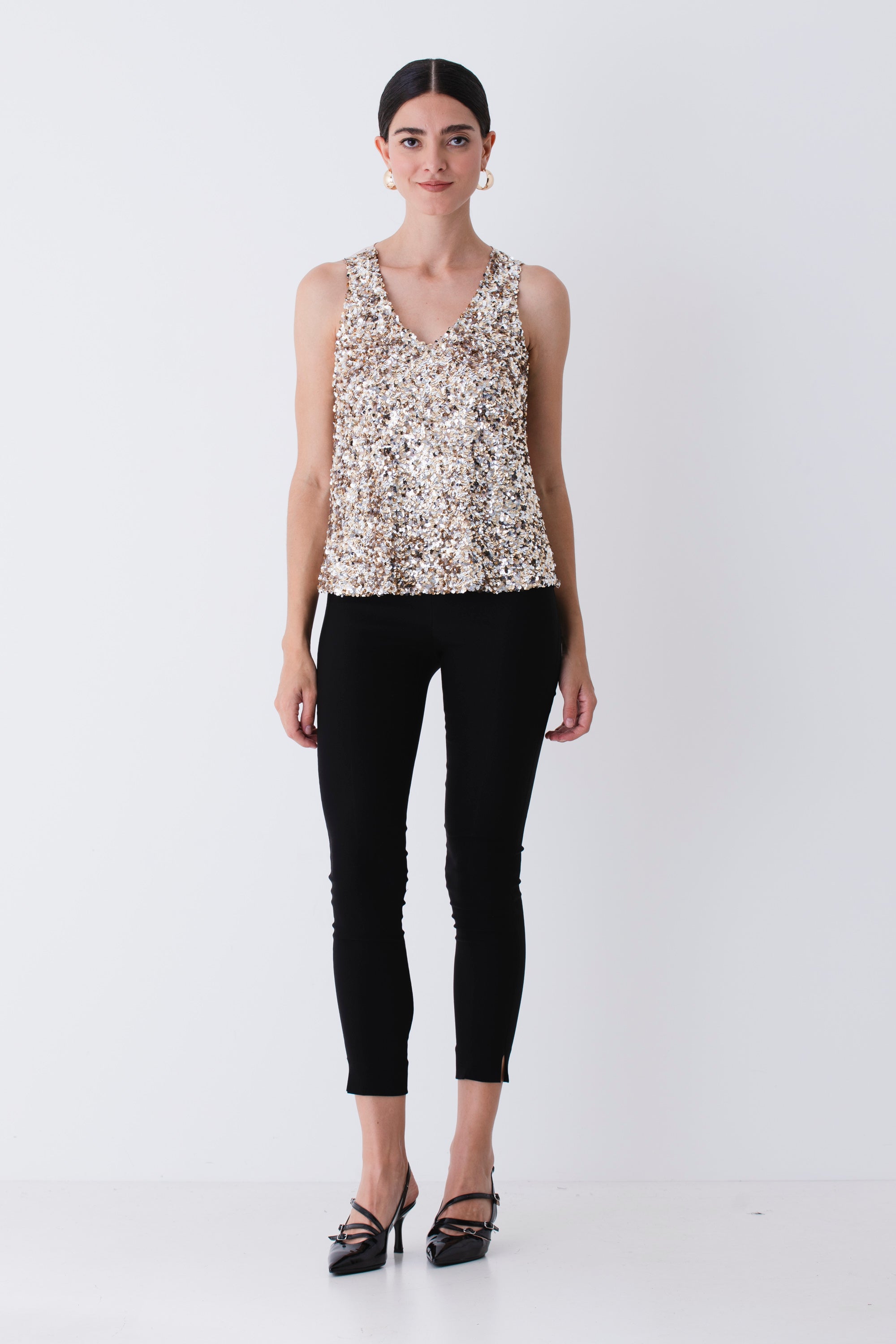 Canotta con paillettes - FW26