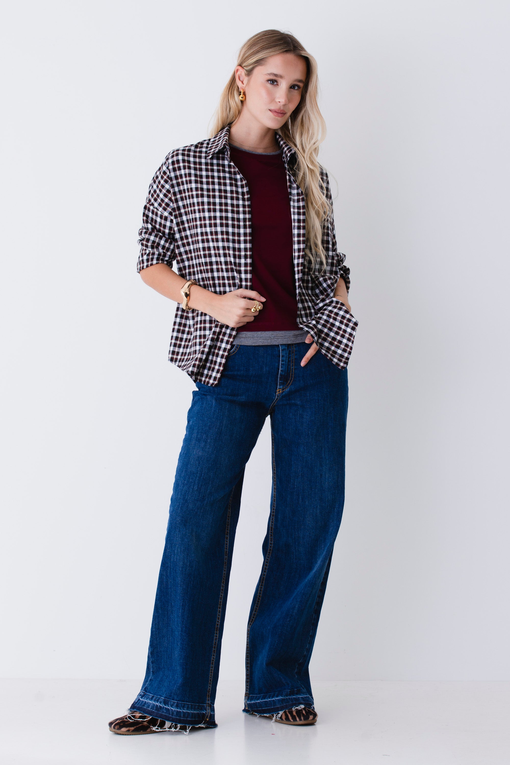 Camicia a quadri in cotone - FW26