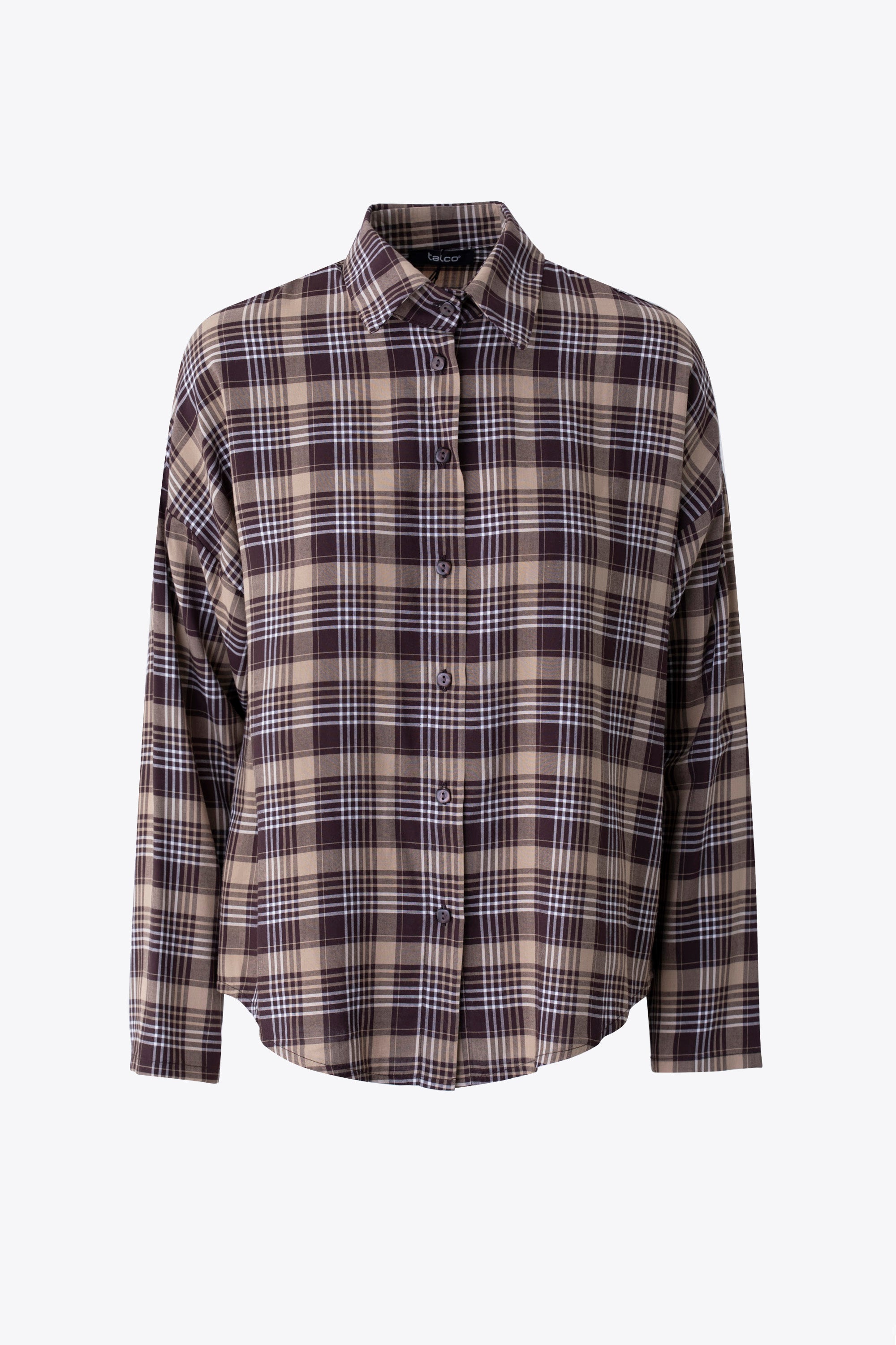 Camicia a quadri in viscosa - FW26