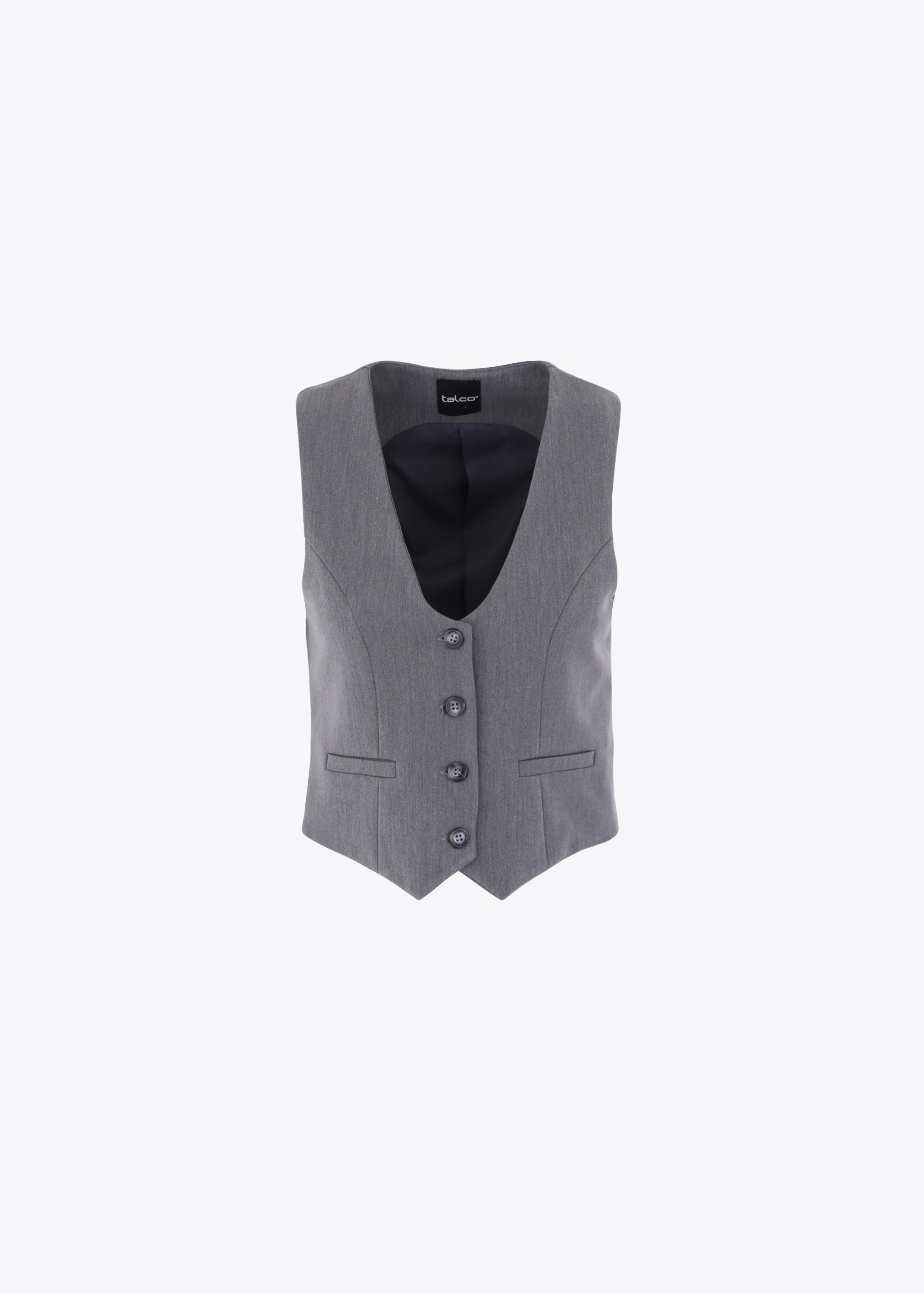 Gilet ad un petto in mano lana - FW23