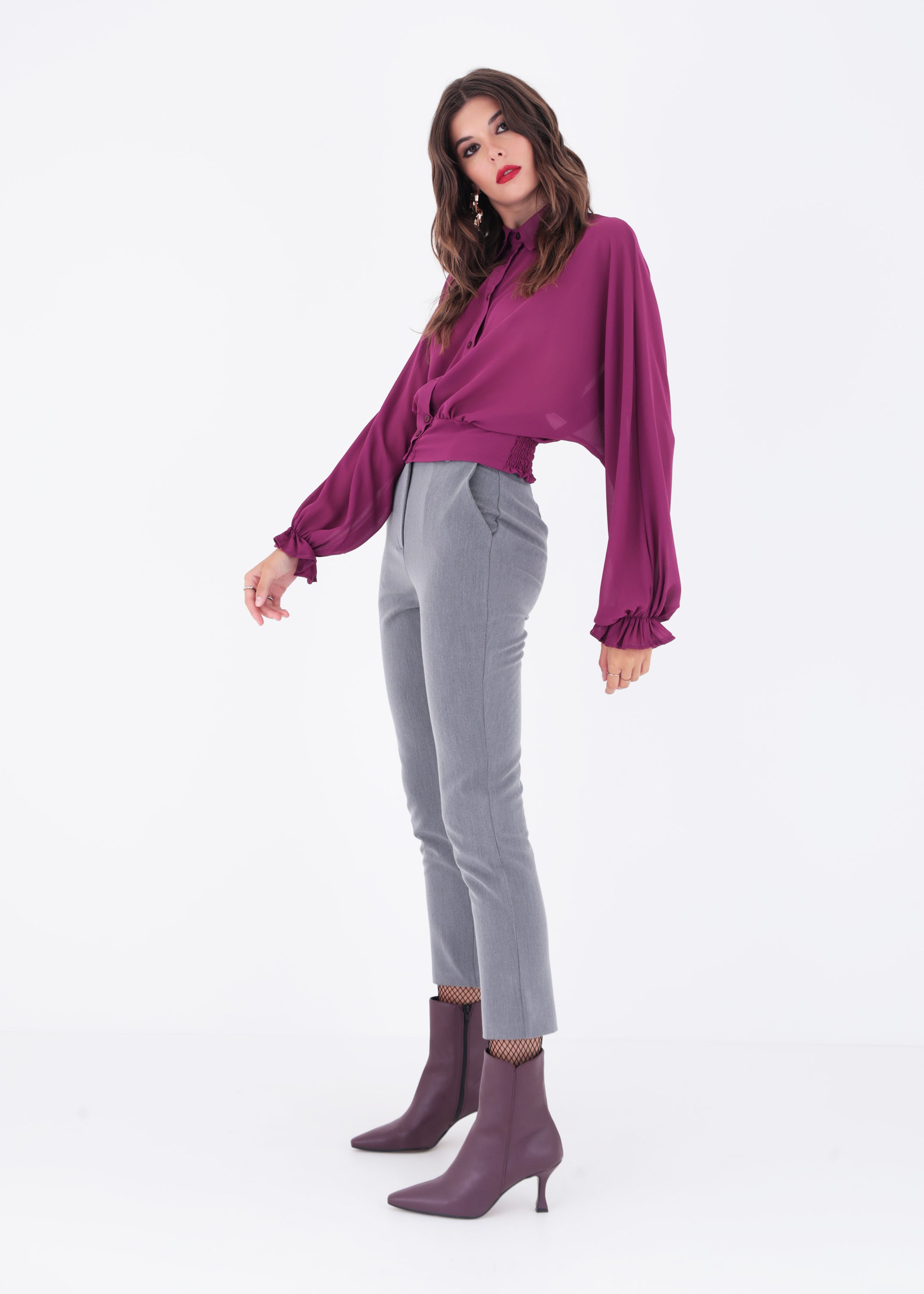 Pantalone dritto in mano lana - FW23